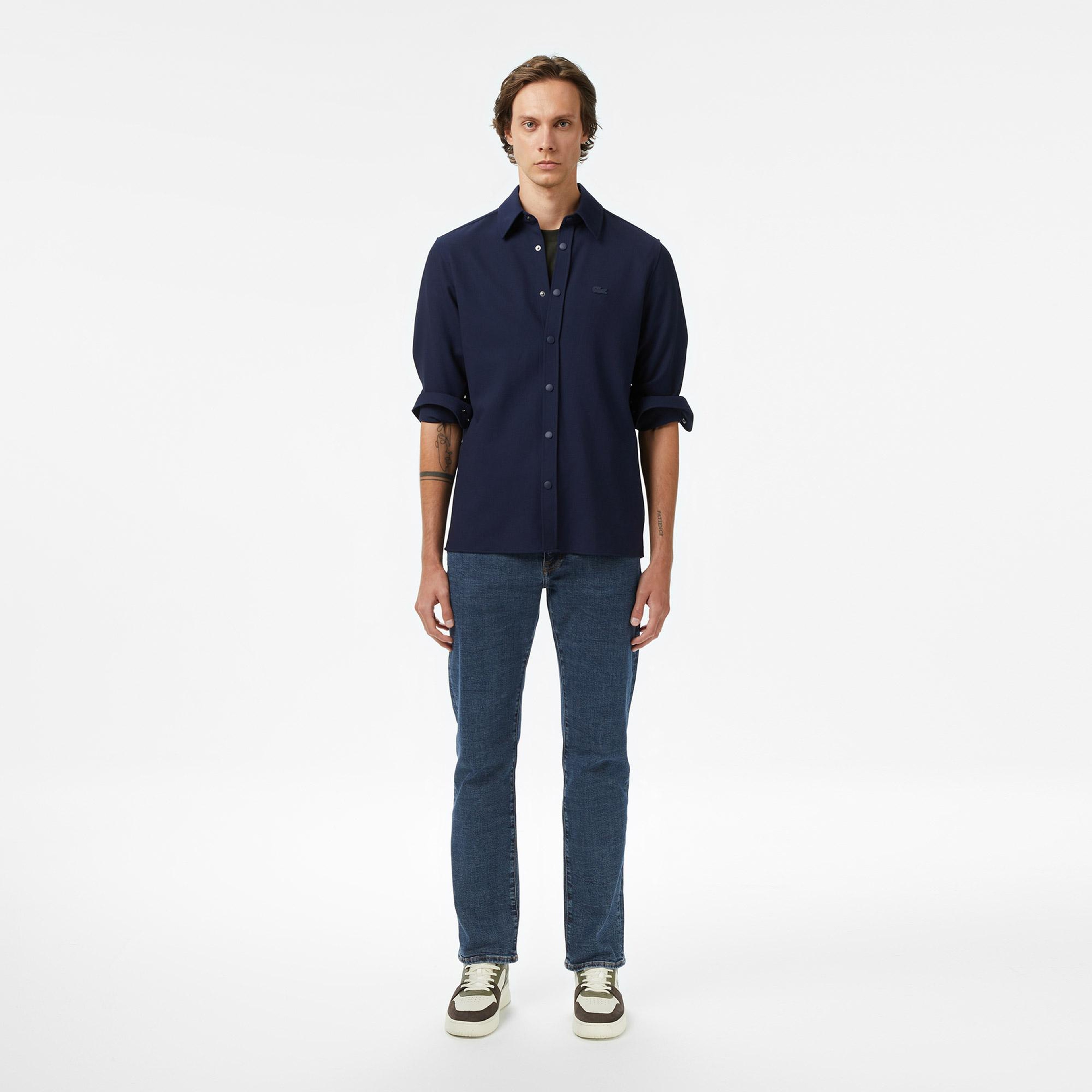 Lacoste Erkek Regular Fit Lacivert Gömlek