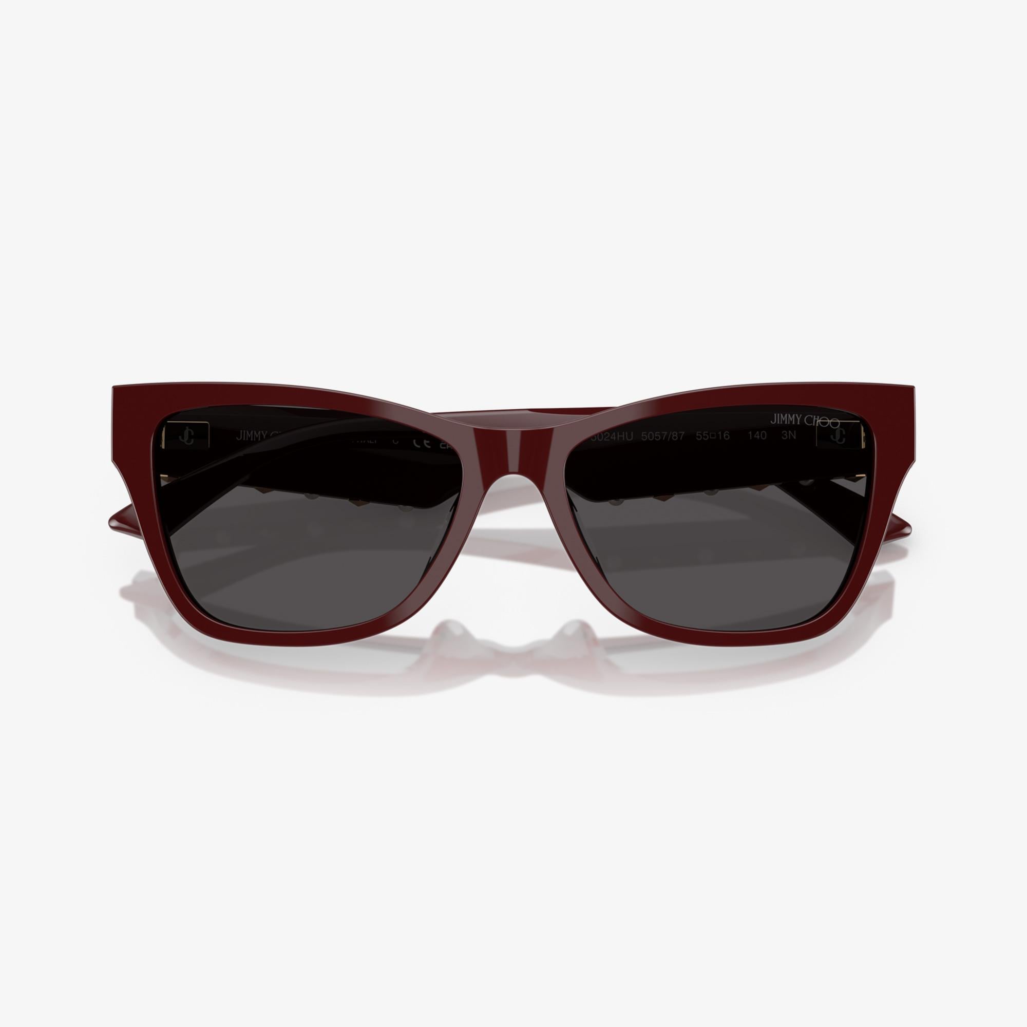 Jimmy Choo Acetate Kadın Kırmızı Güneş Gözlüğü