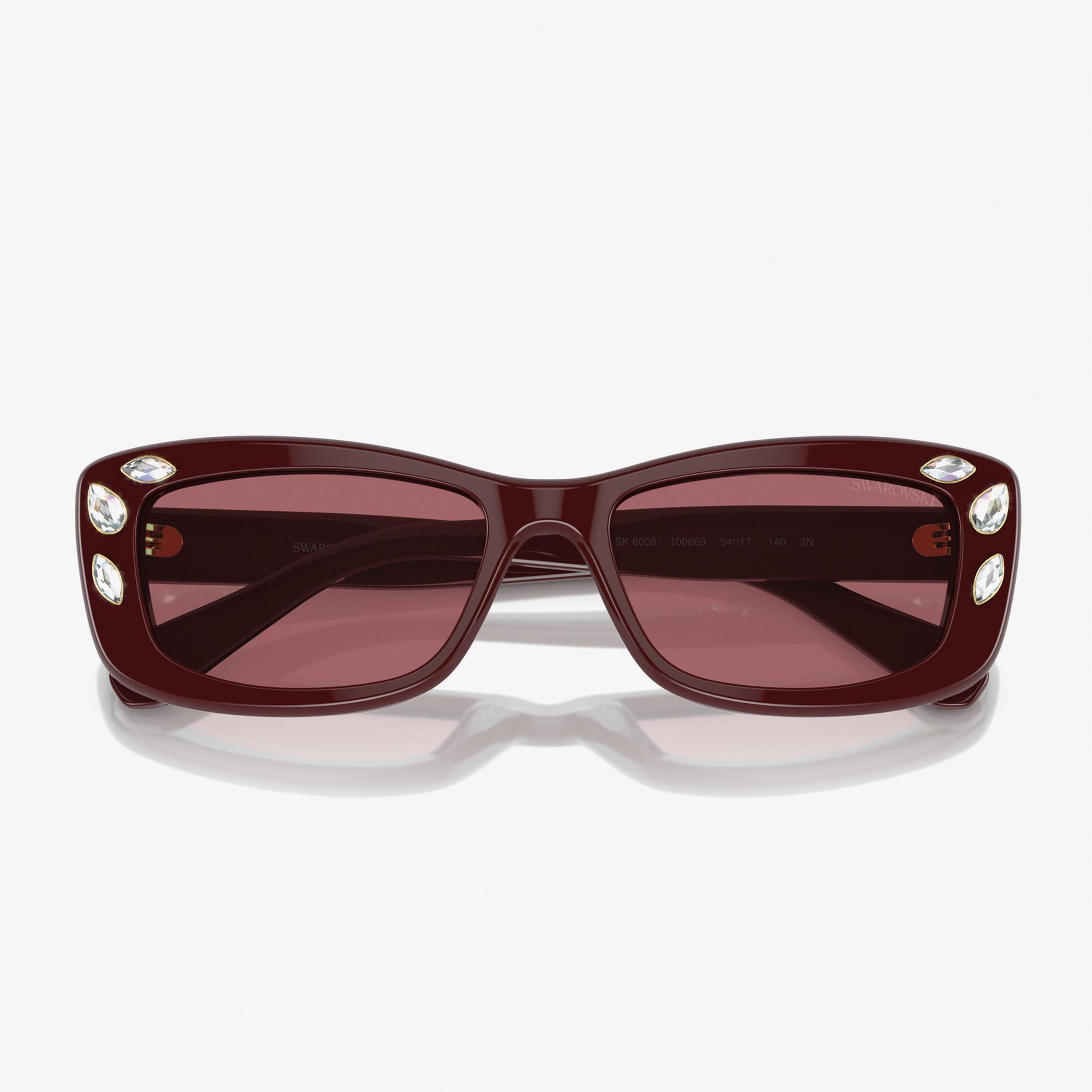 Swarovski 0SK6008 Acetate Kadın Bordo Güneş Gözlüğü