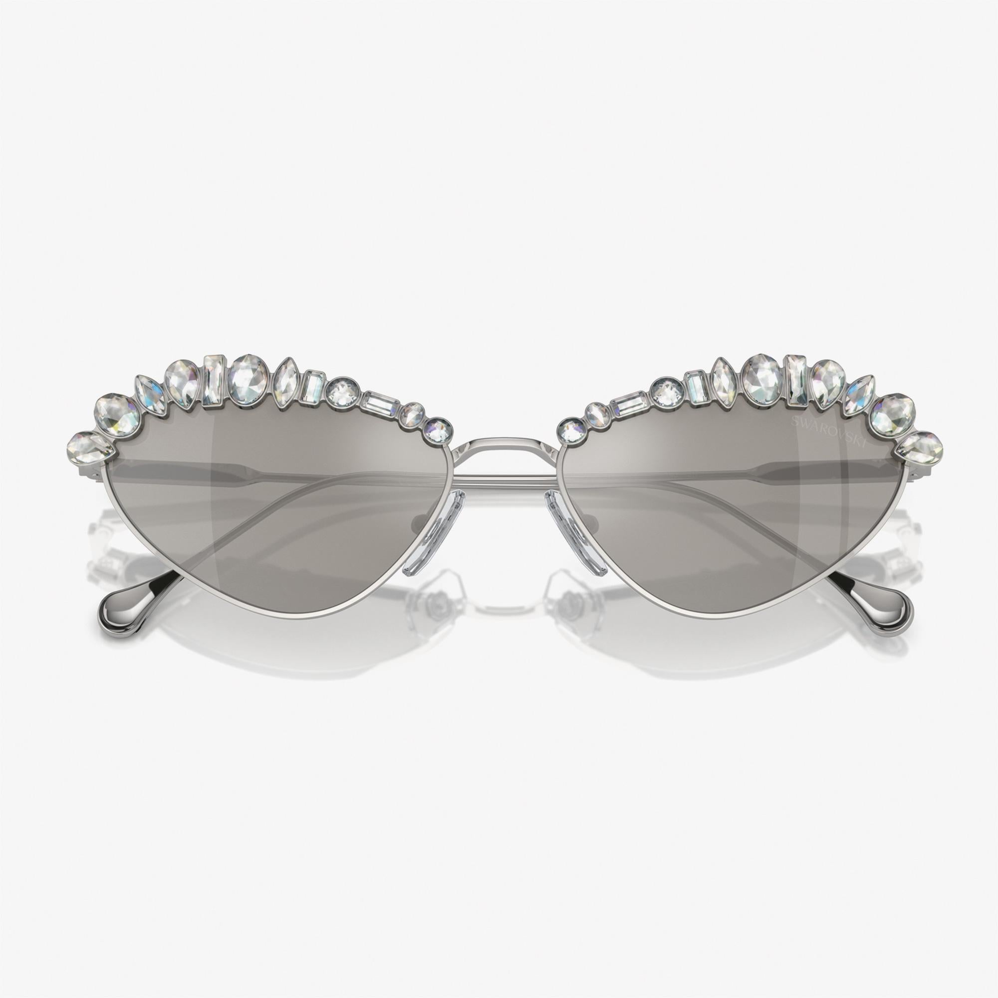 Swarovski 0SK7009 Metal Kadın Gümüş Rengi Güneş Gözlüğü