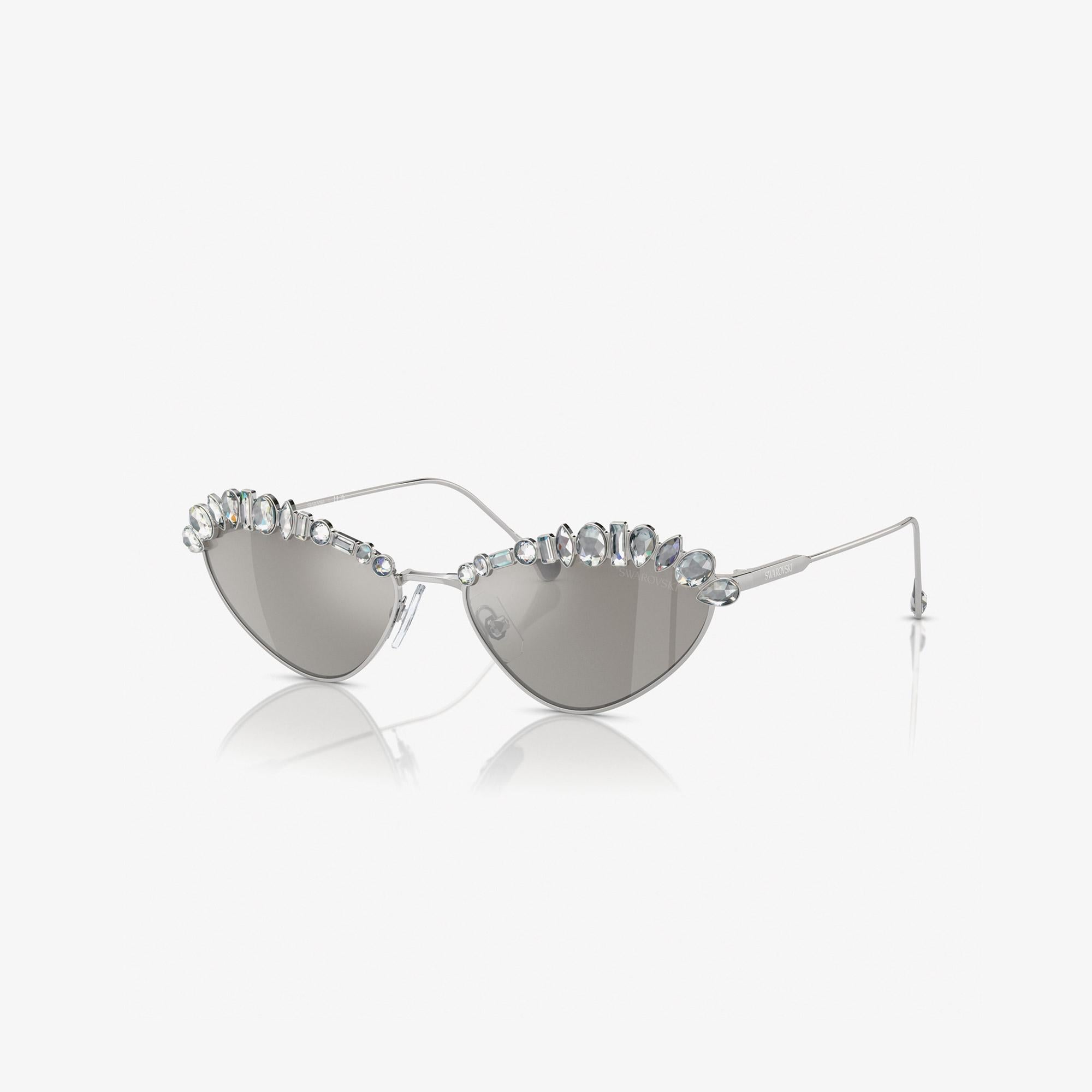 Swarovski 0SK7009 Metal Kadın Gümüş Rengi Güneş Gözlüğü