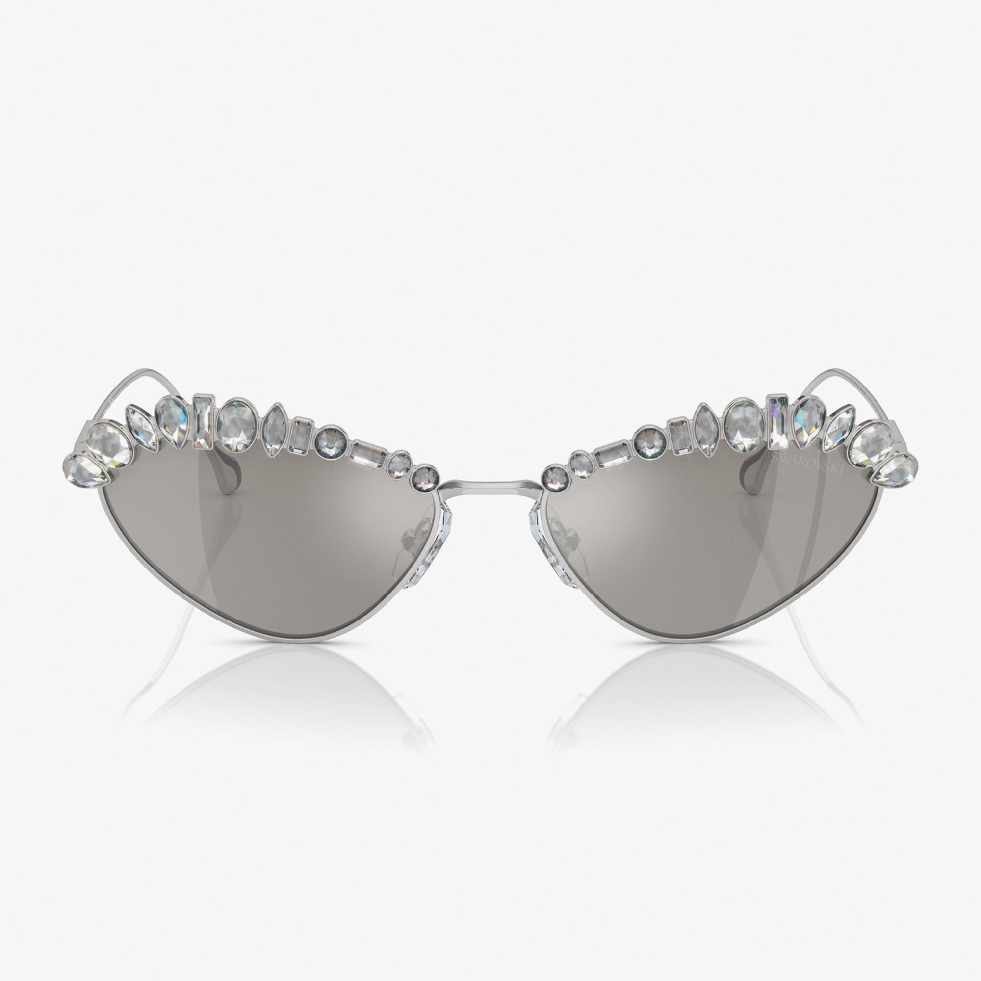 Swarovski 0SK7009 Metal Kadın Gümüş Rengi Güneş Gözlüğü