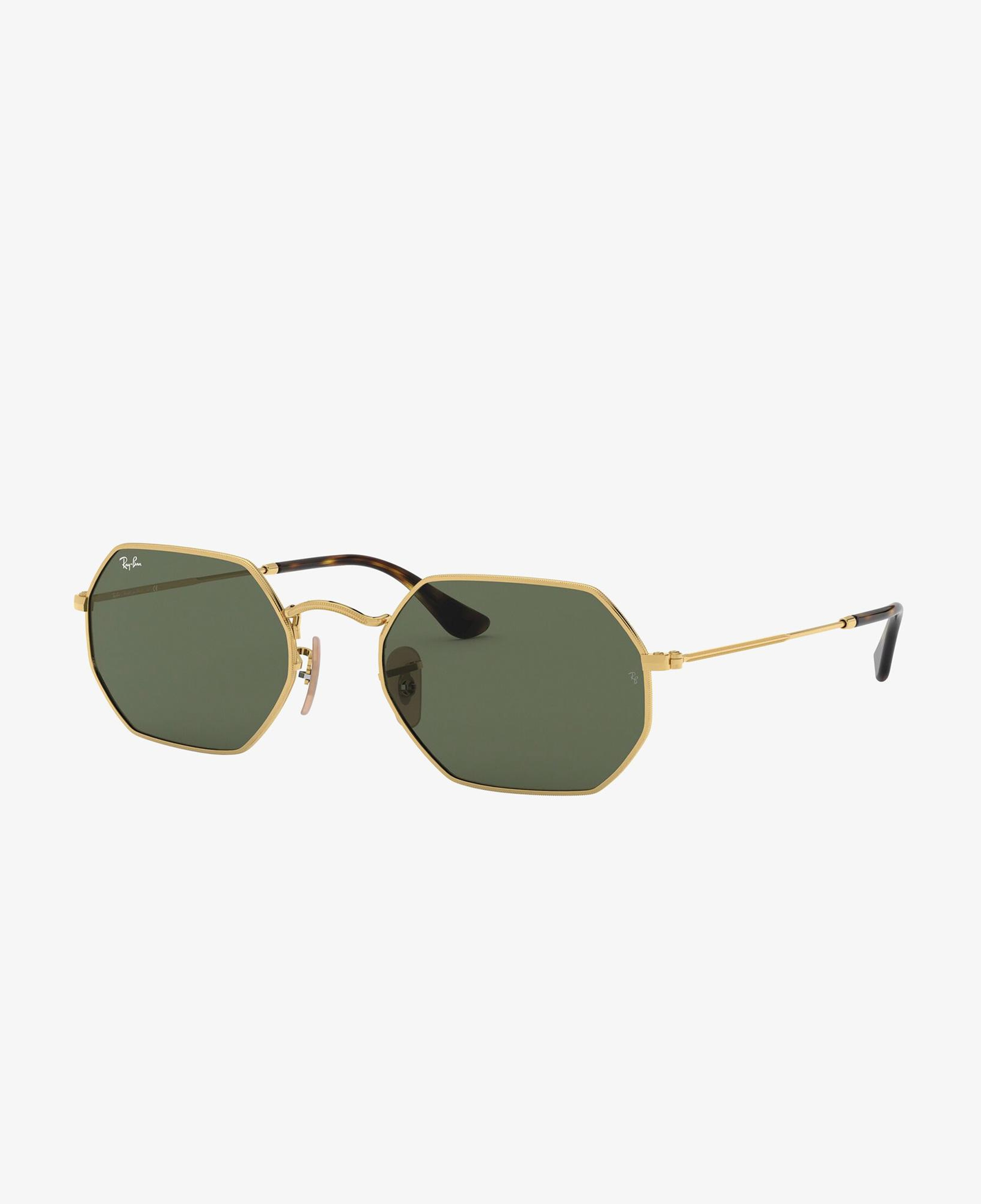RAY-BAN 0RB3556N Octagonal Unisex Gold Güneş Gözlüğü