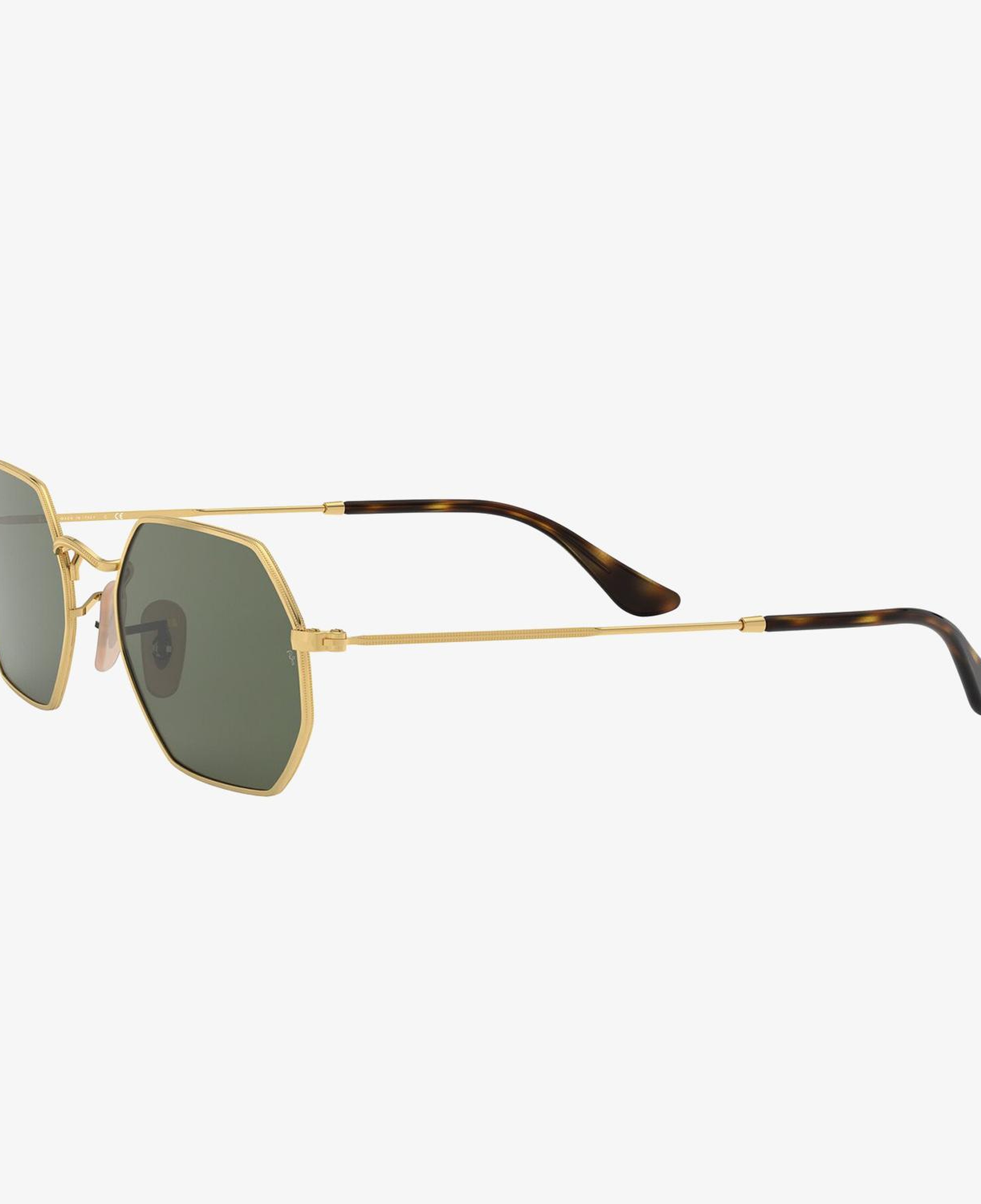 RAY-BAN 0RB3556N Octagonal Unisex Gold Güneş Gözlüğü