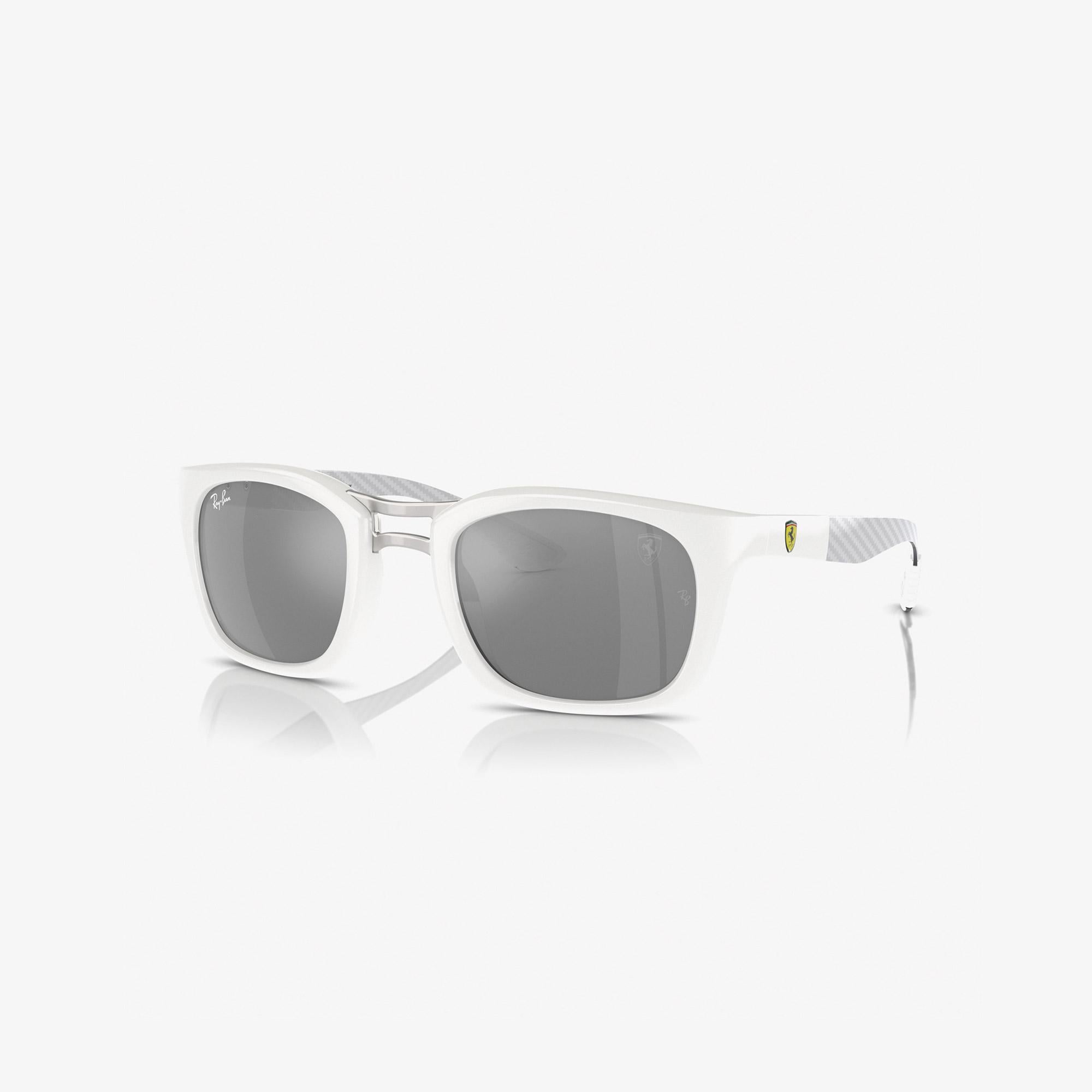 RAY-BAN 0RB8362M Injected Unisex Beyaz Güneş Gözlüğü