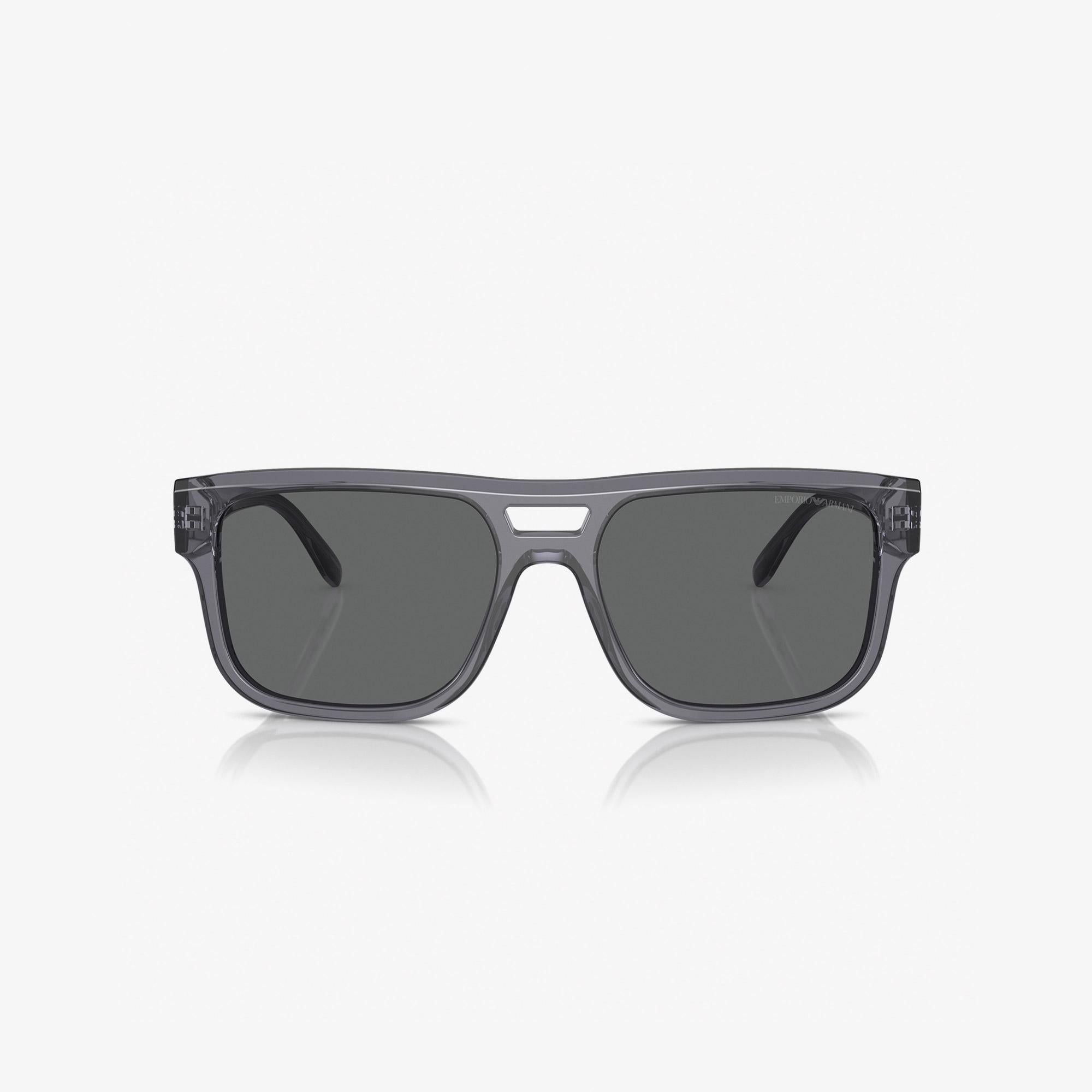 Emporio Armani 0EA4197 Acetate Erkek Koyu Gri Güneş Gözlüğü