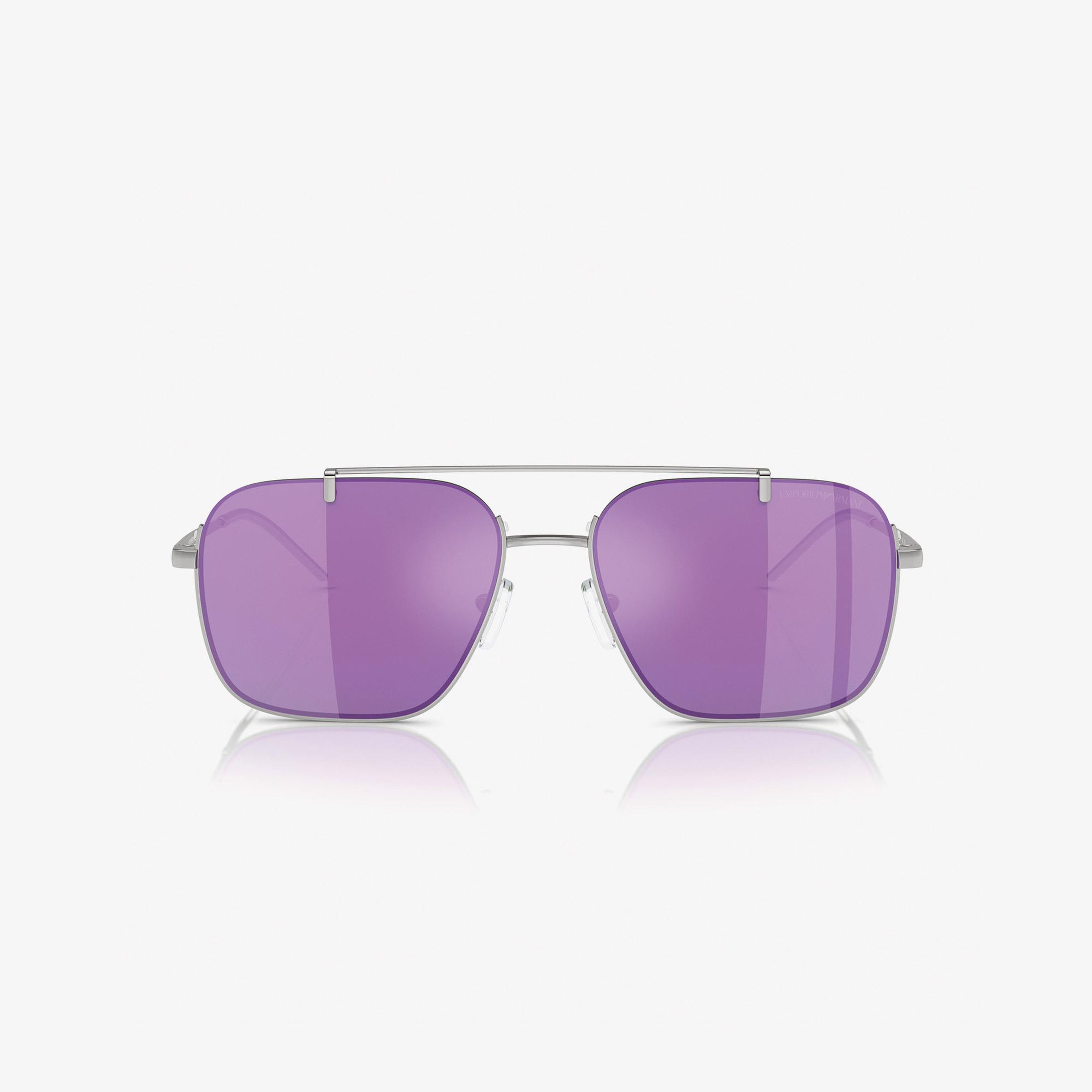 Emporio Armani 0EA2150 Metal Erkek Gümüş Rengi Güneş Gözlüğü