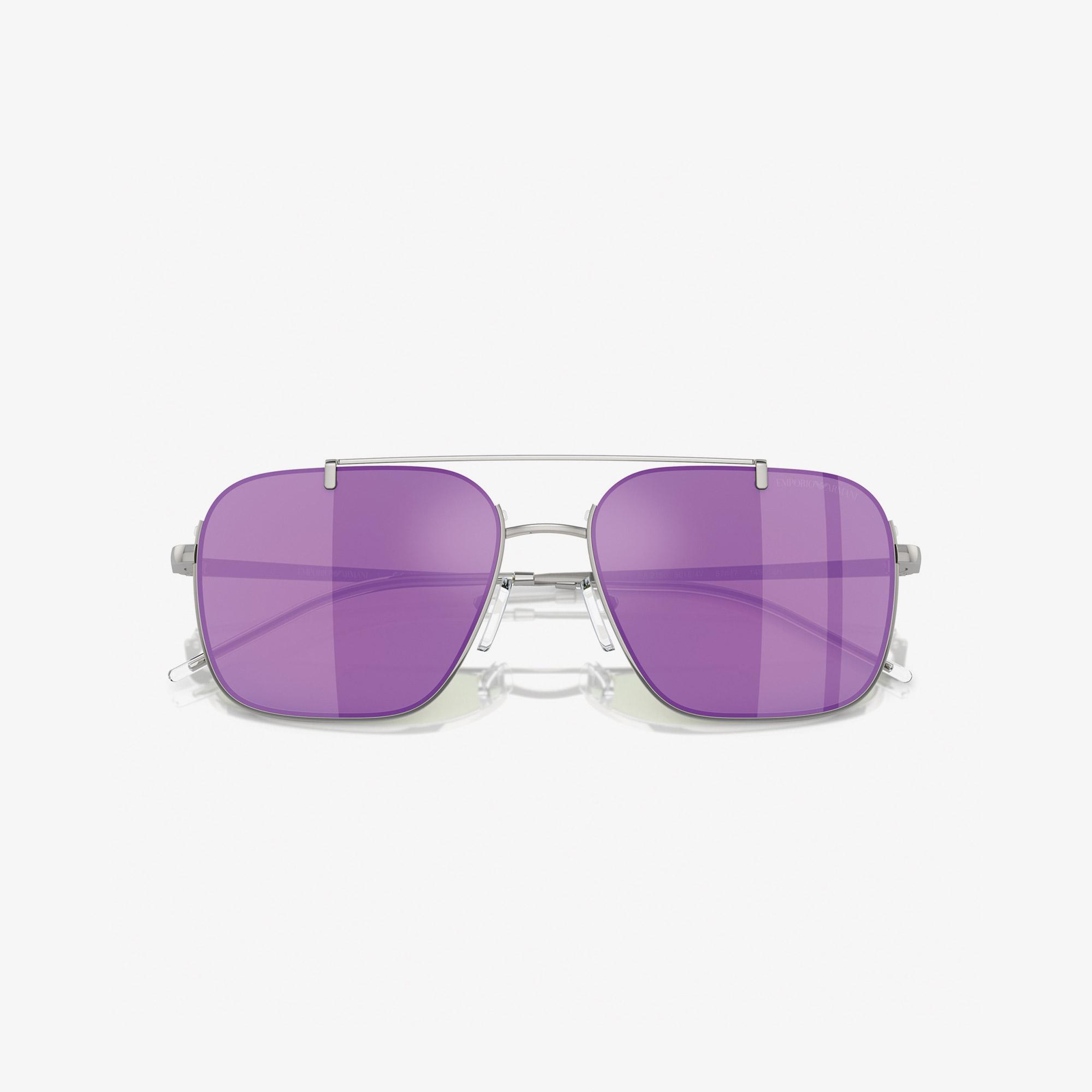 Emporio Armani 0EA2150 Metal Erkek Gümüş Rengi Güneş Gözlüğü