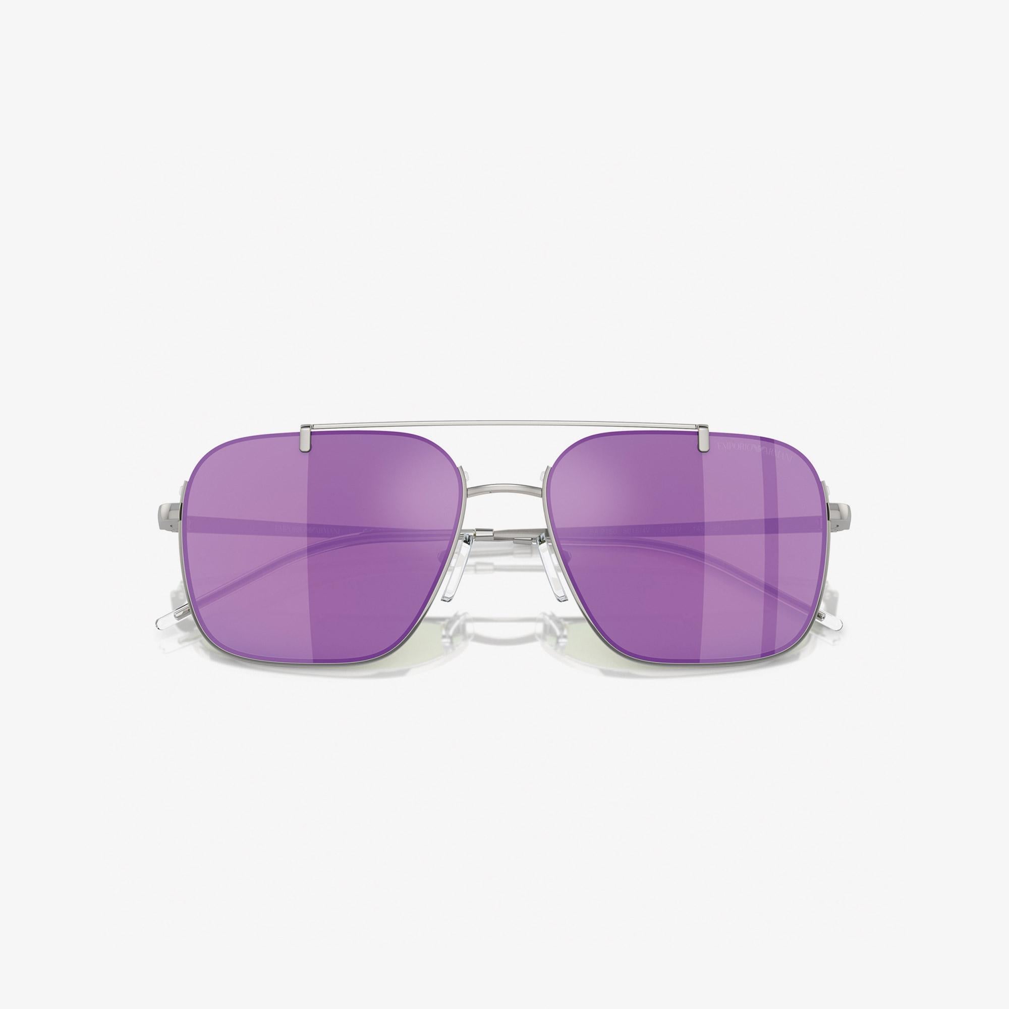 Emporio Armani 0EA2150 Metal Erkek Gümüş Rengi Güneş Gözlüğü