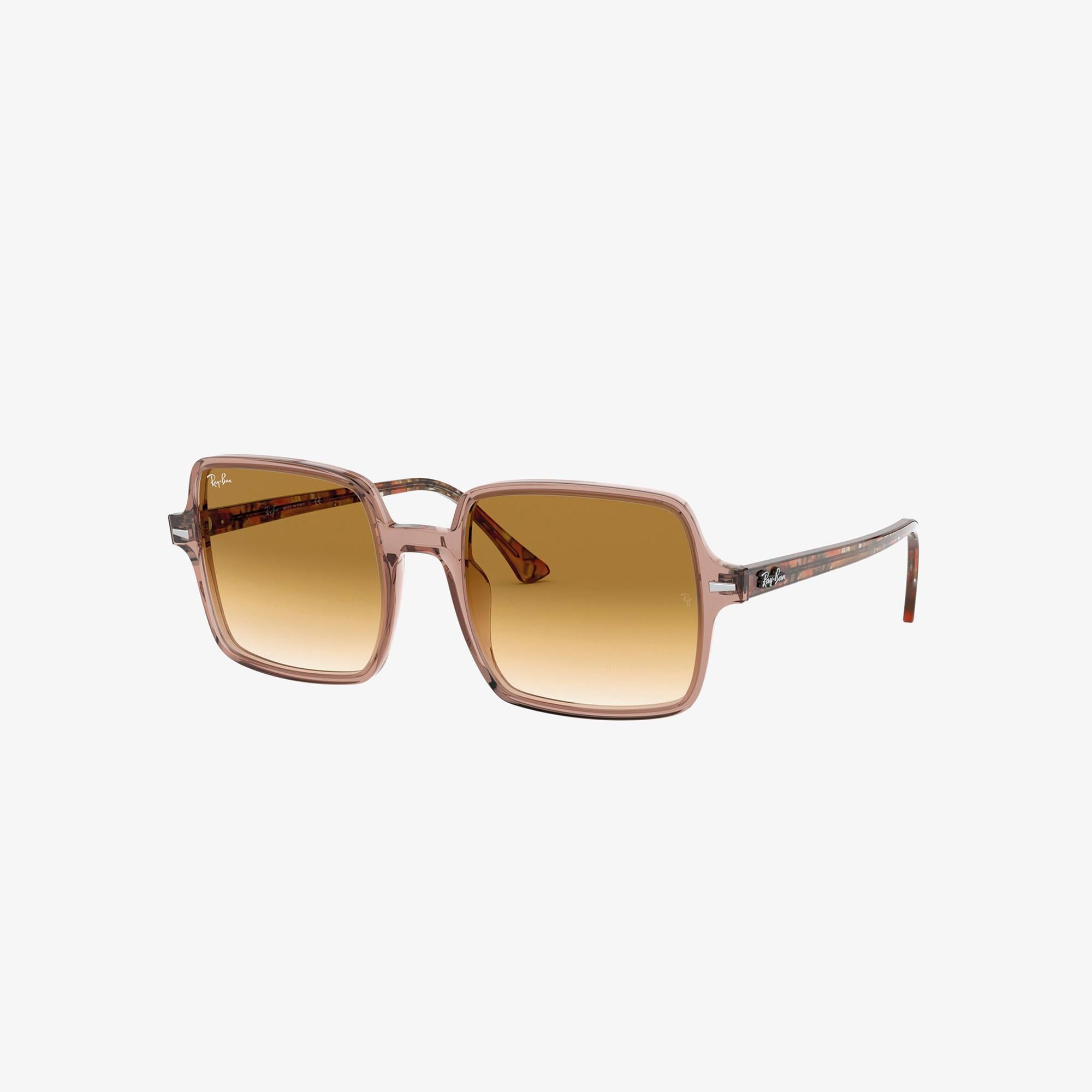 RAY-BAN 0RB1973 Square II Kadın Light Kahverengi Havana Güneş Gözlüğü