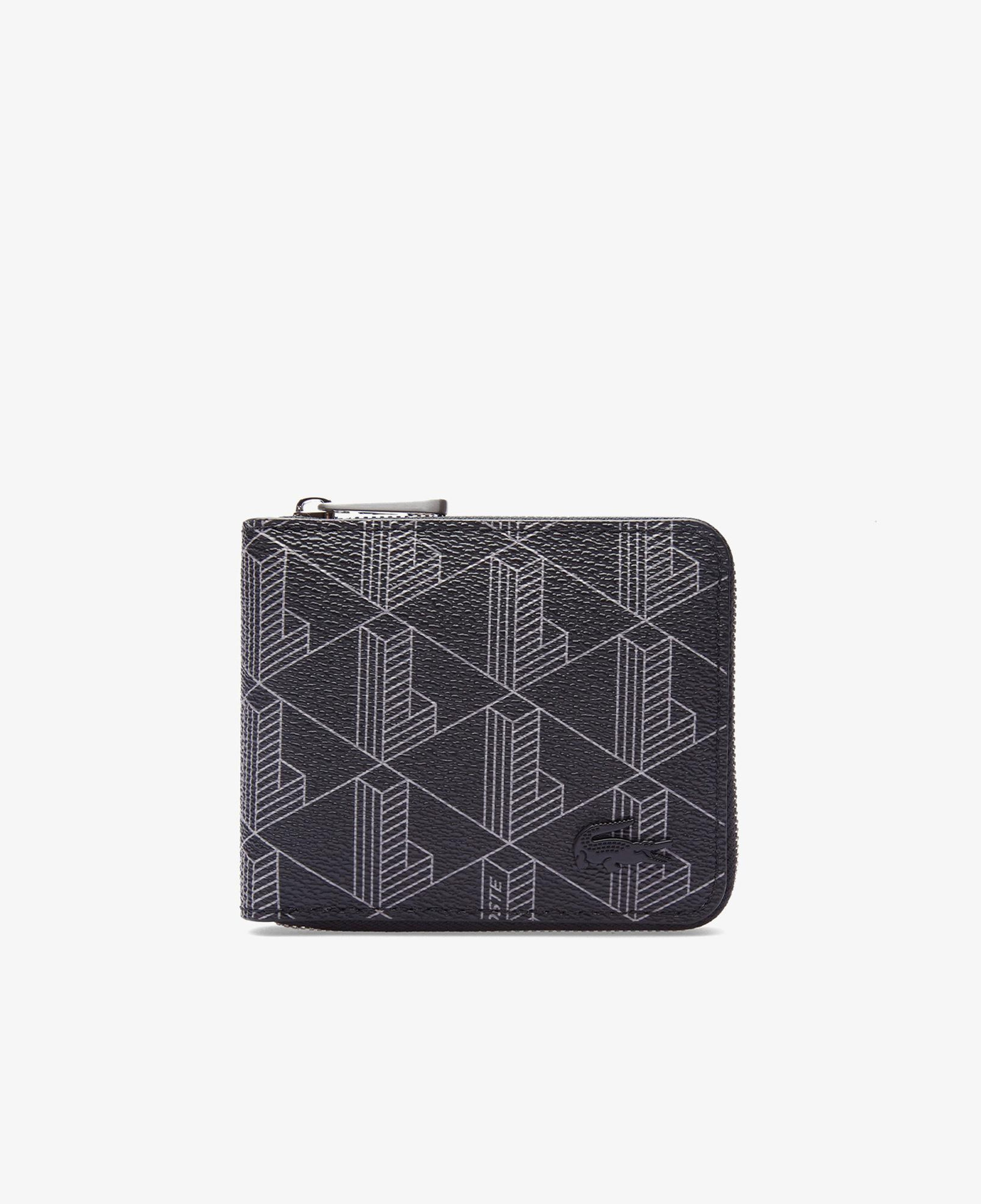 Lacoste The Blend Erkek Monogram Siyah Cüzdan