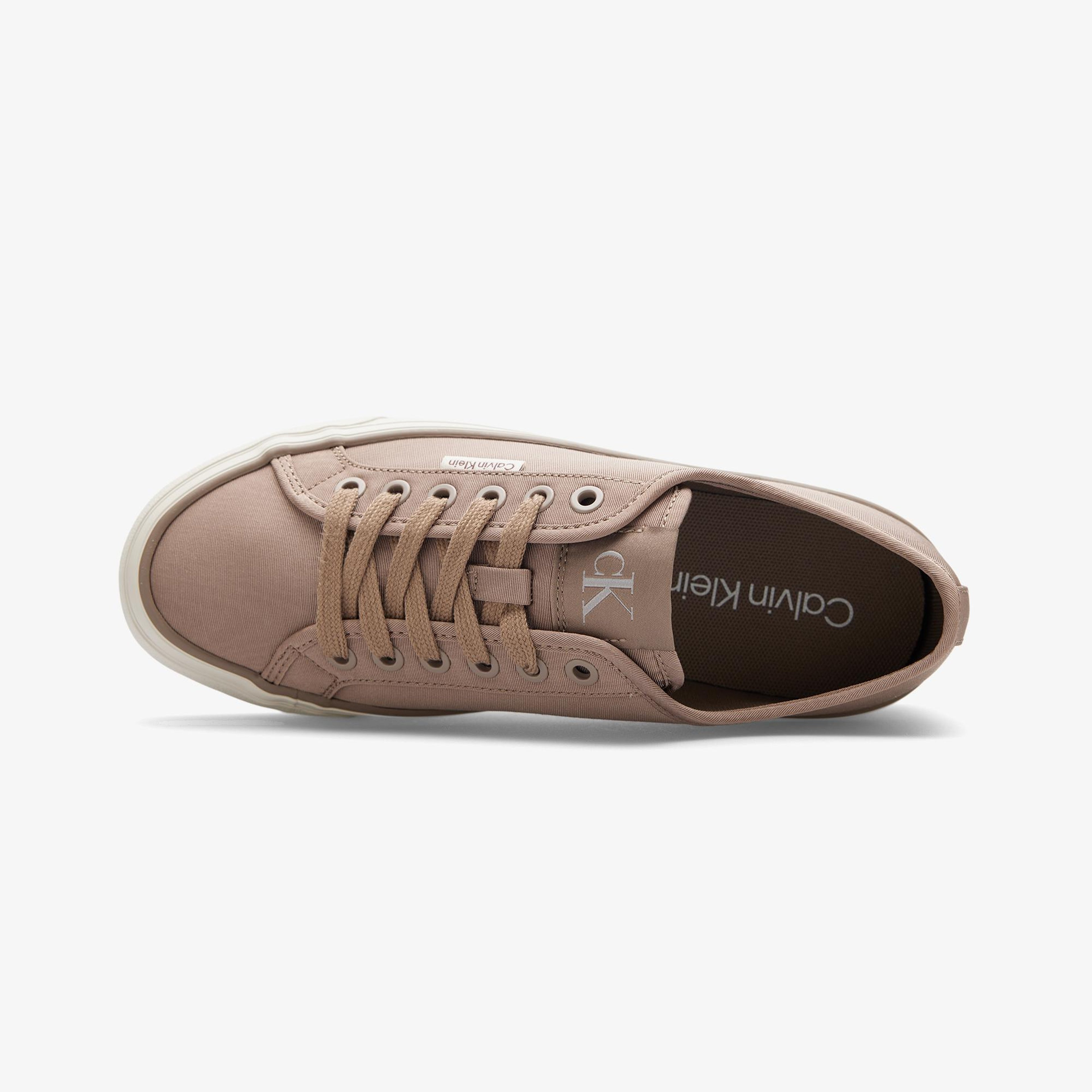 Calvin Klein Vulc Flatform Lace Up Moire Kadın Pembe Sneaker