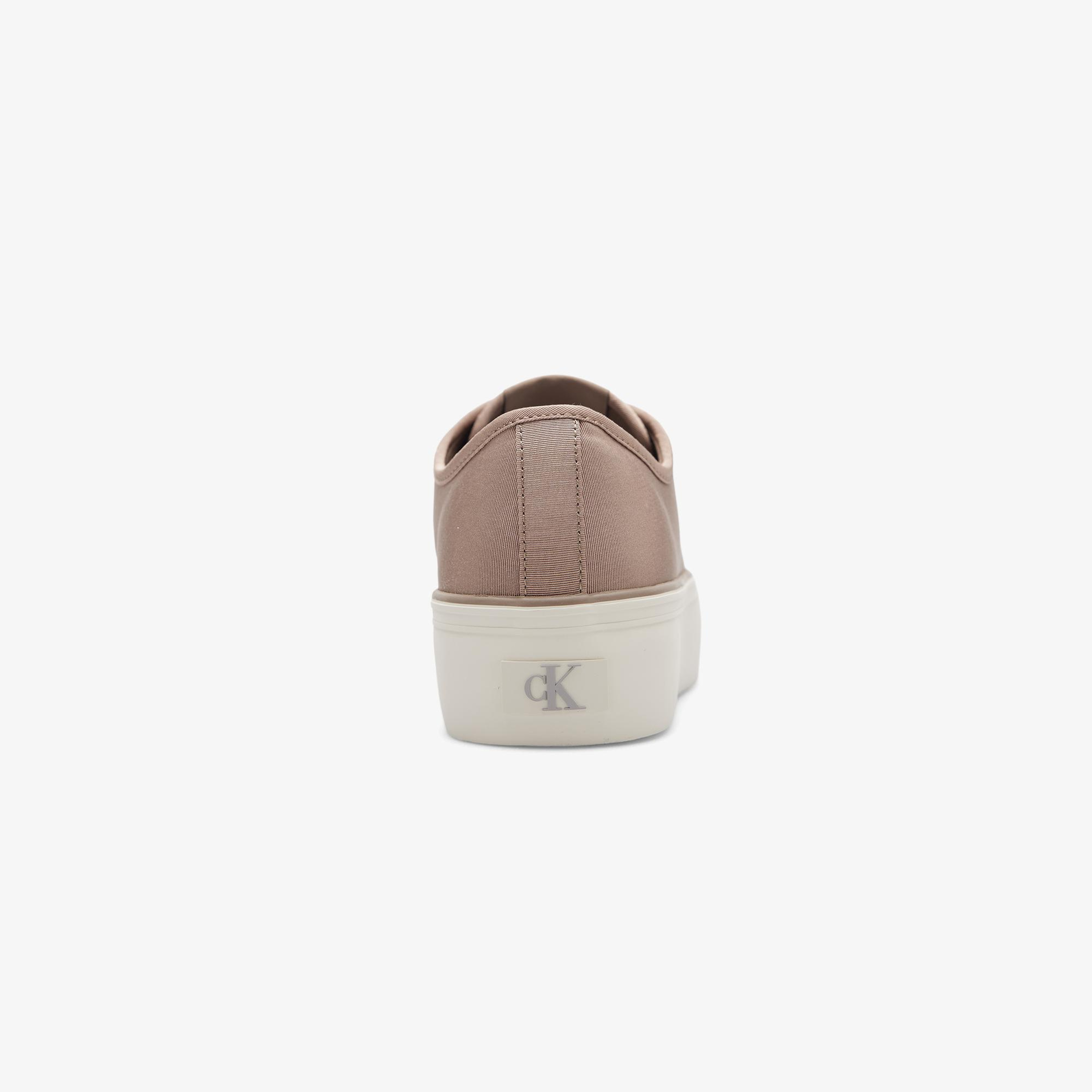 Calvin Klein Vulc Flatform Lace Up Moire Kadın Pembe Sneaker