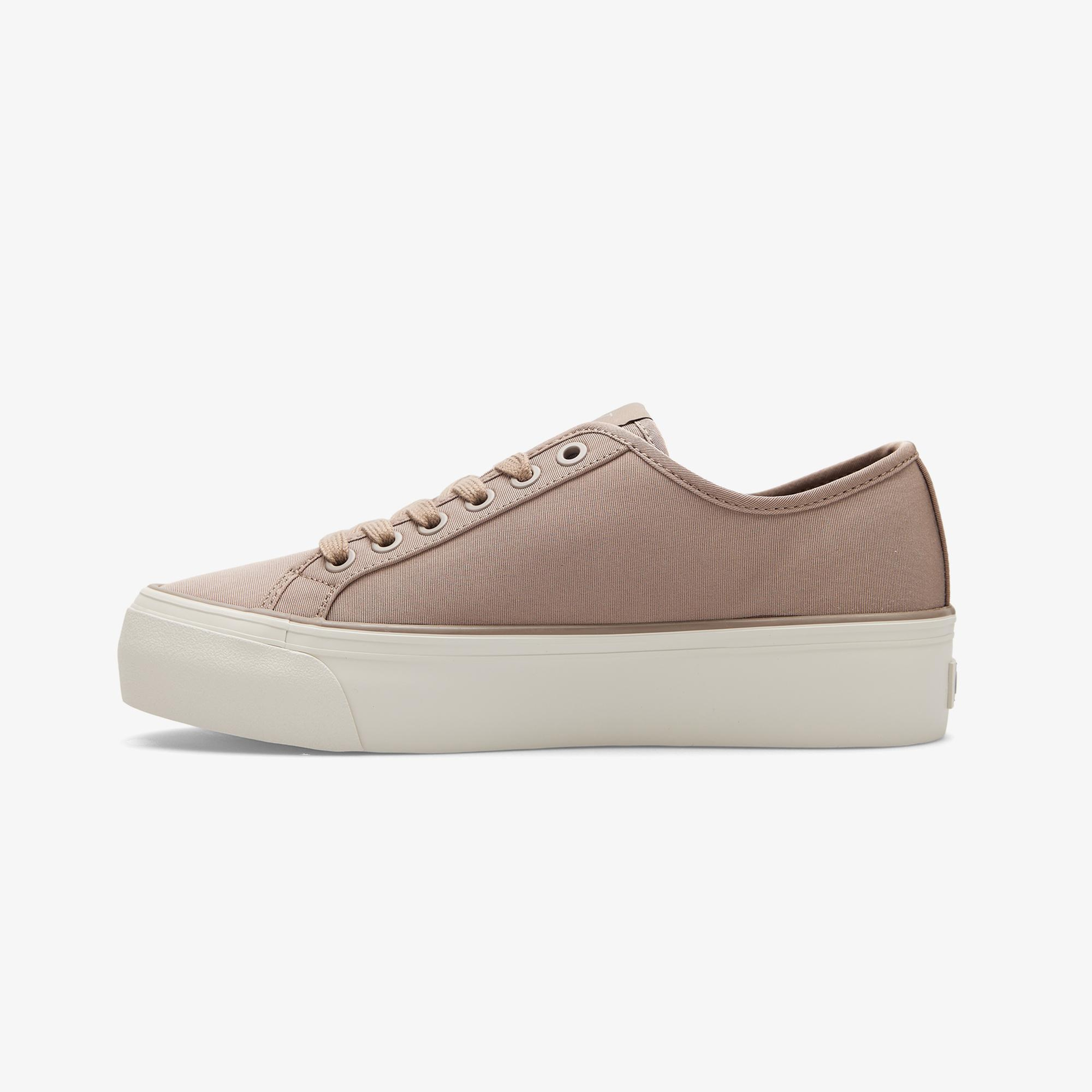 Calvin Klein Vulc Flatform Lace Up Moire Kadın Pembe Sneaker
