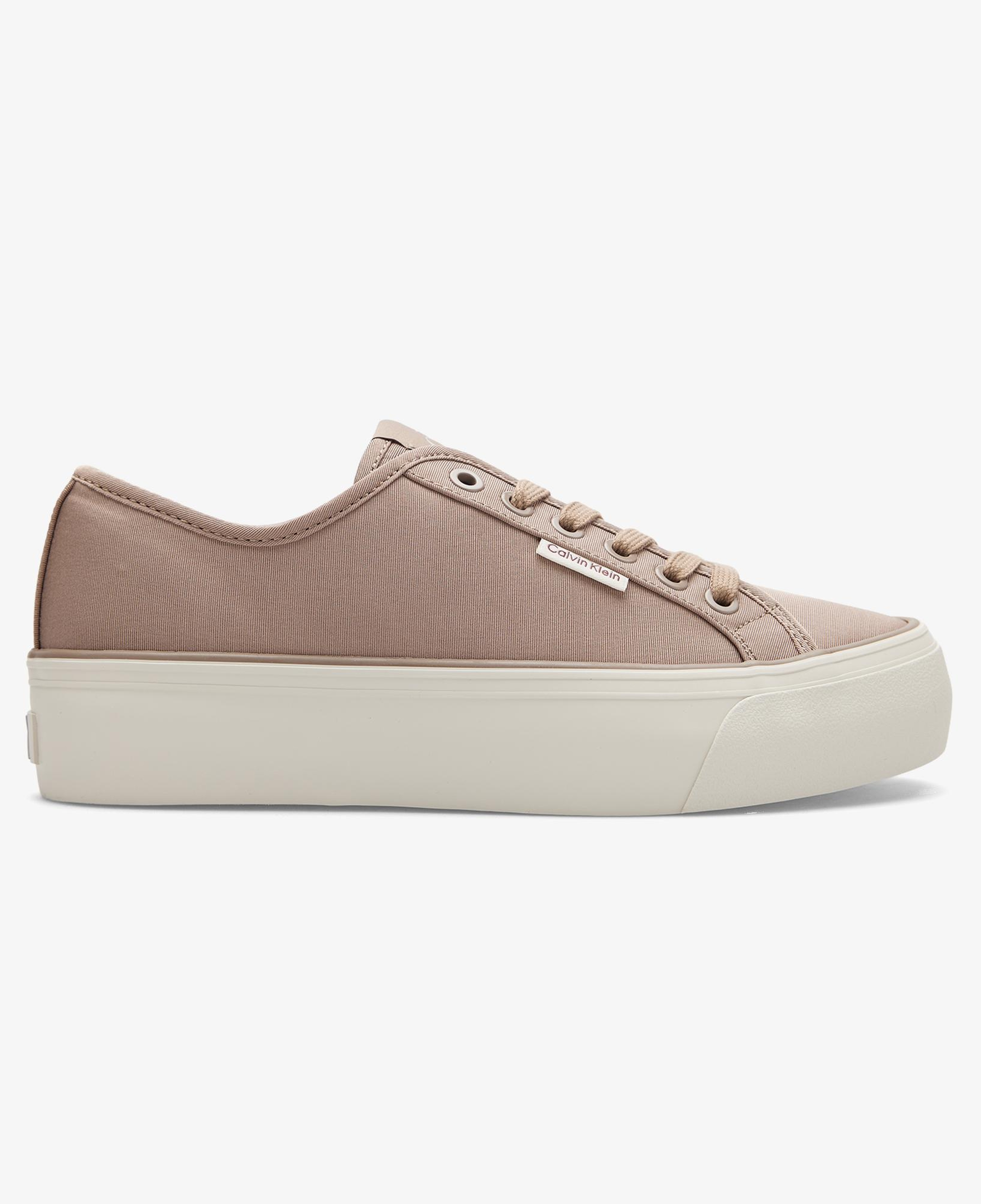 Calvin Klein Vulc Flatform Lace Up Moire Kadın Pembe Sneaker