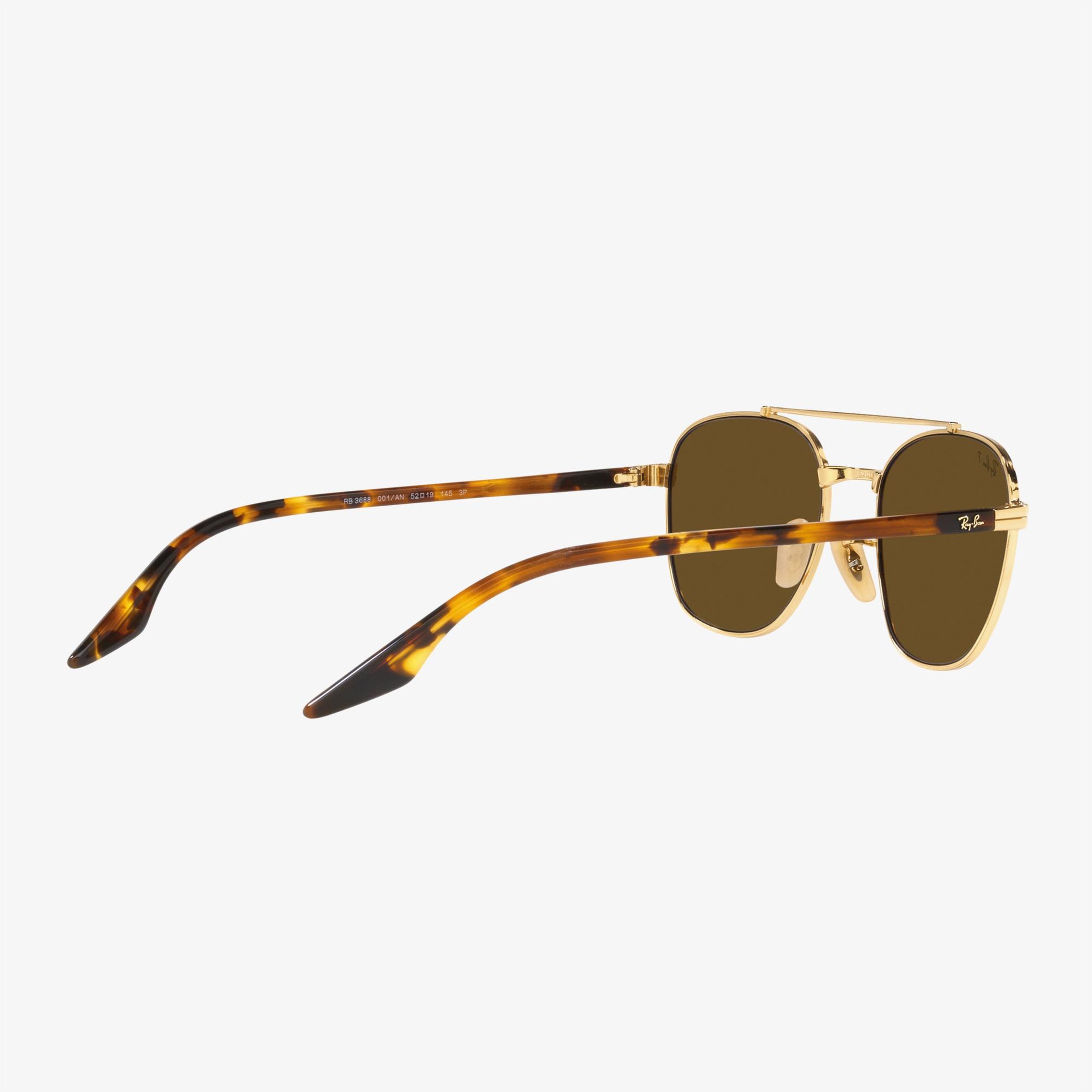 Ray-Ban Metal Unisex Altın Rengi Güneş Gözlüğü