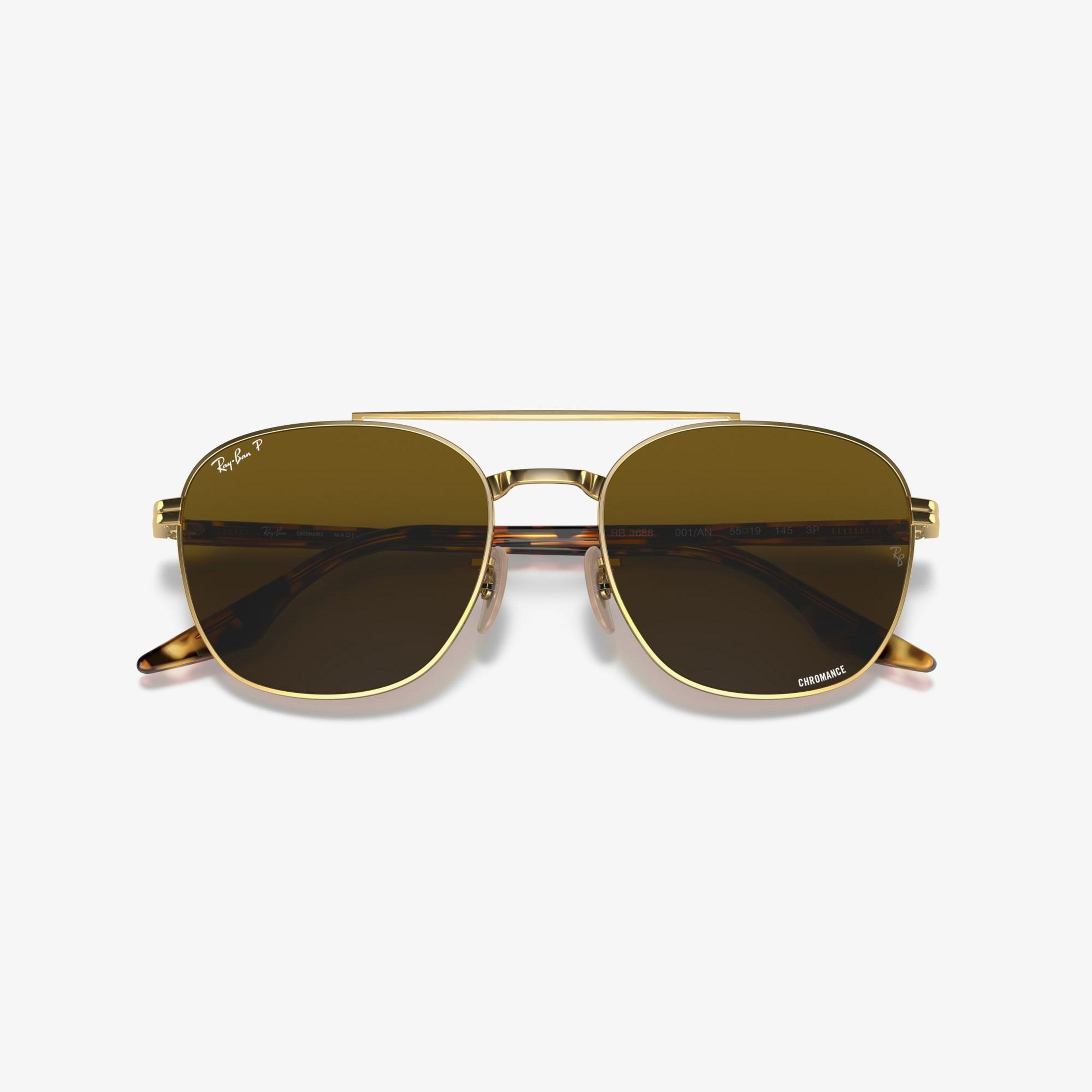 Ray-Ban Metal Unisex Altın Rengi Güneş Gözlüğü