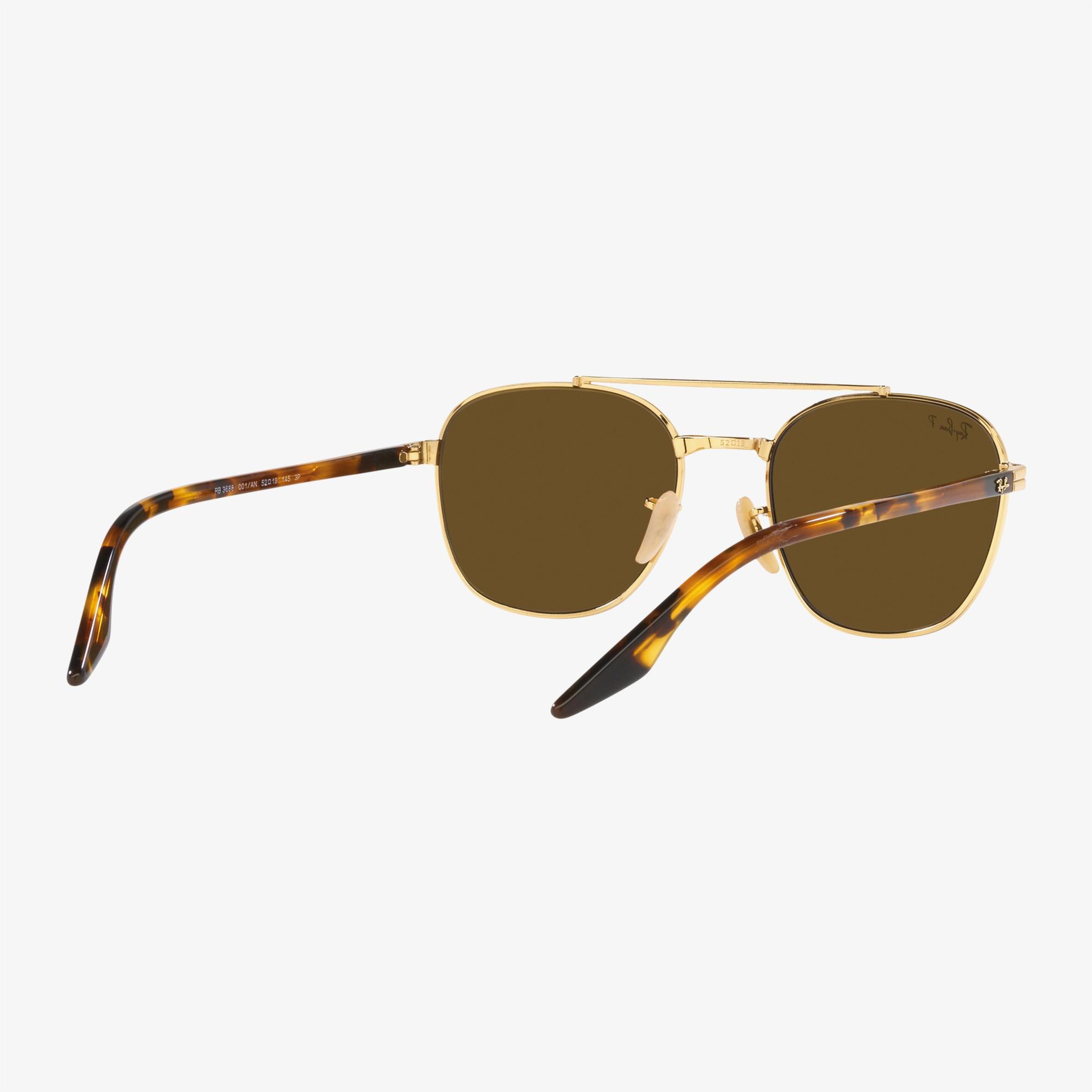 Ray-Ban Metal Unisex Altın Rengi Güneş Gözlüğü