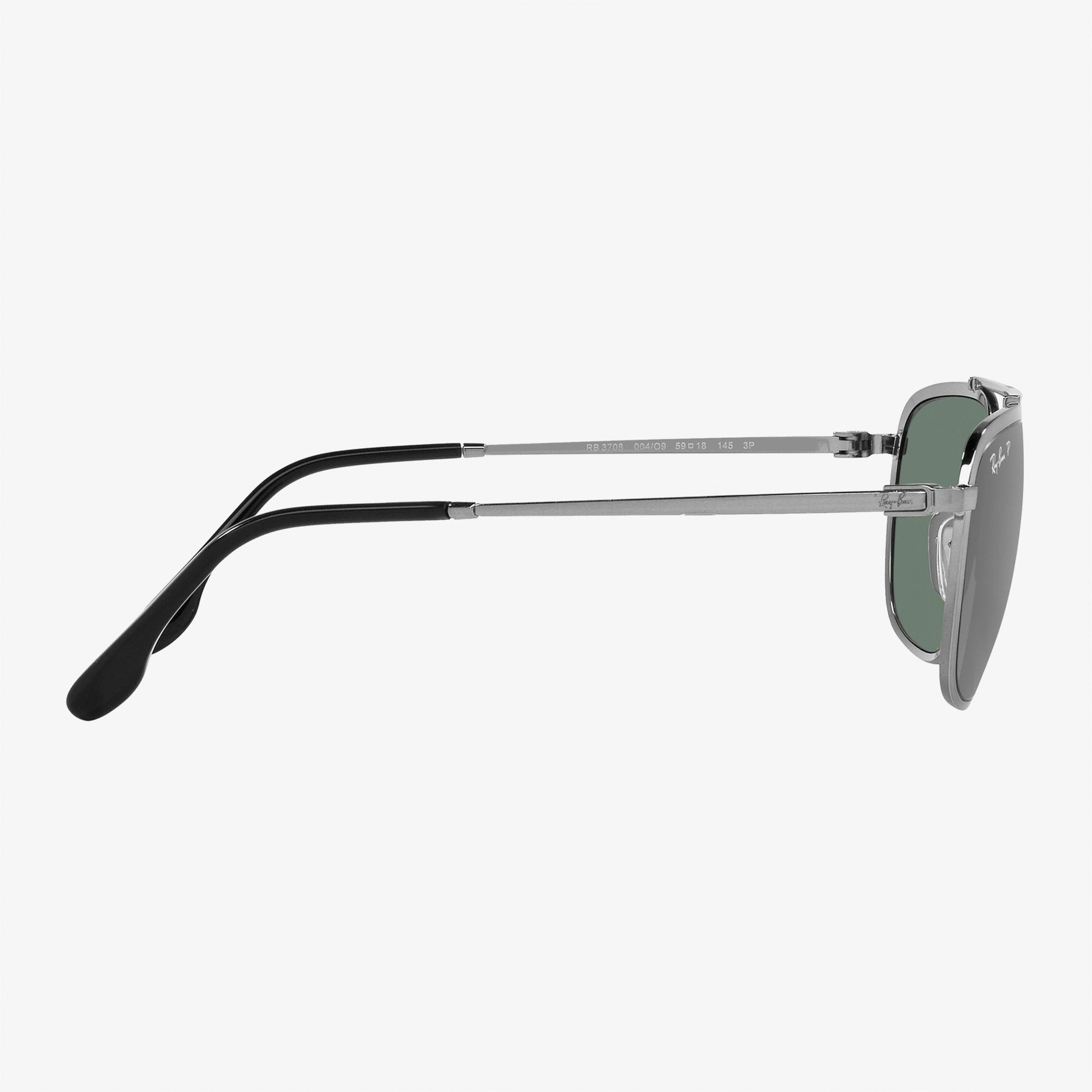RAY-BAN 0RB3708 Metal Unisex Gri Güneş Gözlüğü
