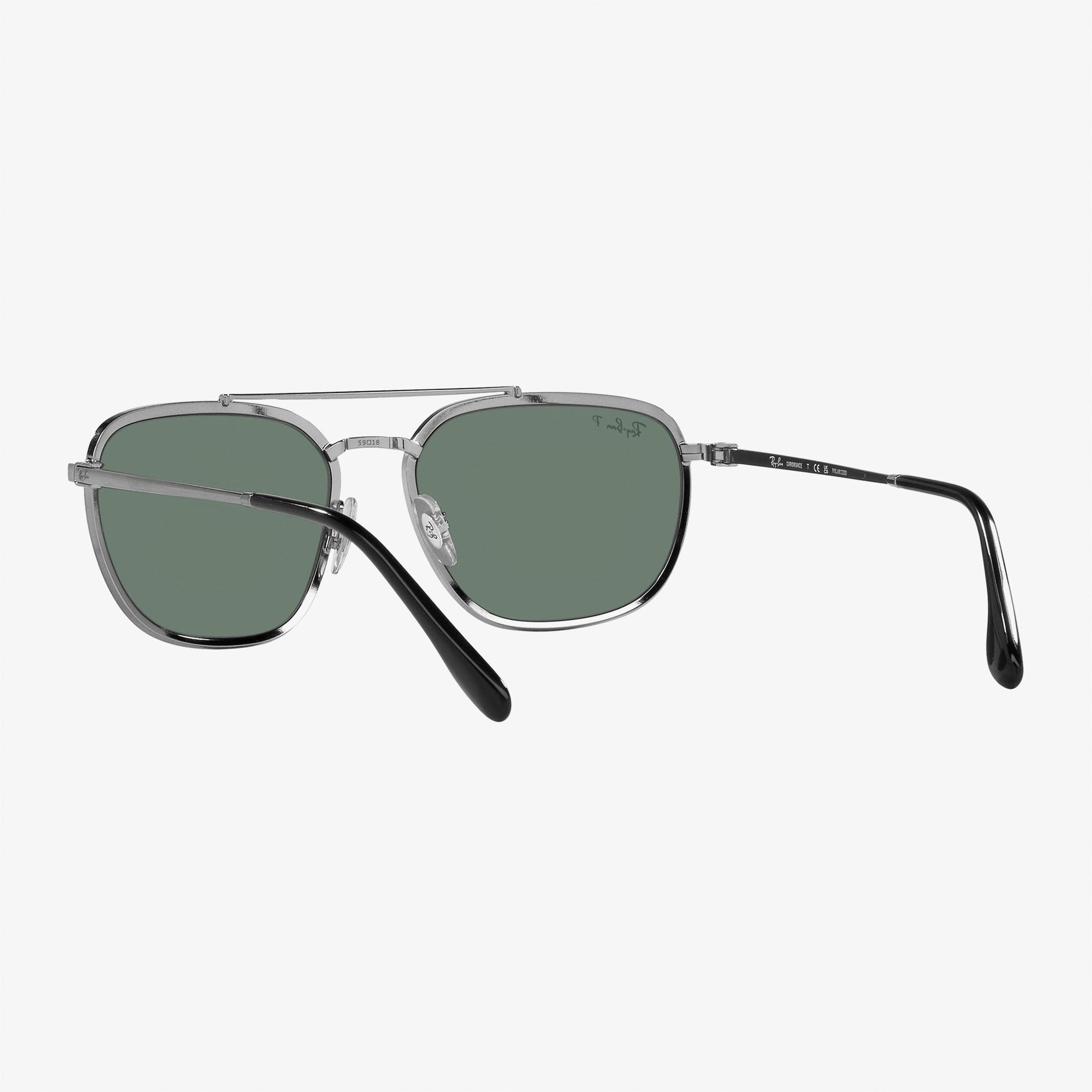 RAY-BAN 0RB3708 Metal Unisex Gri Güneş Gözlüğü