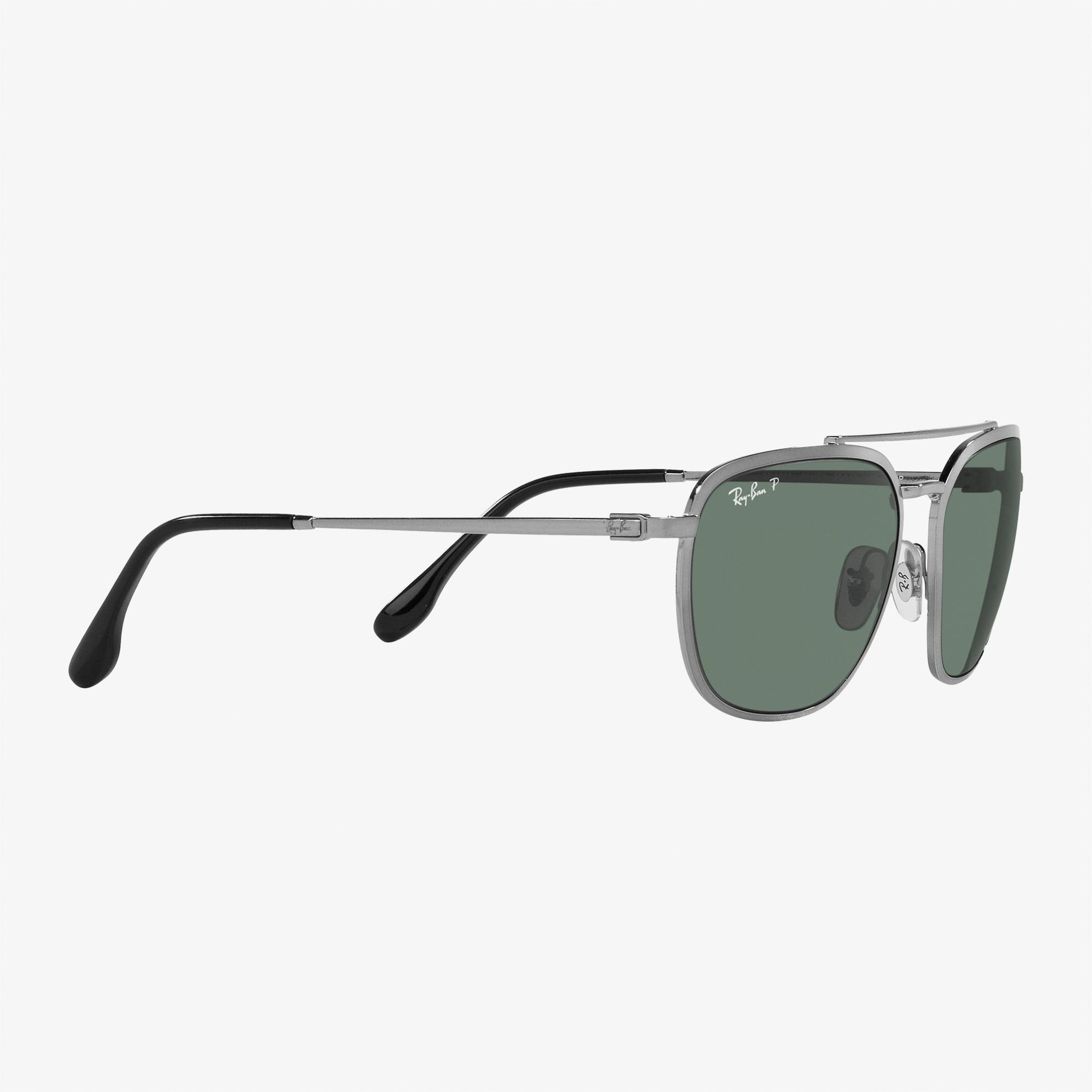 RAY-BAN 0RB3708 Metal Unisex Gri Güneş Gözlüğü
