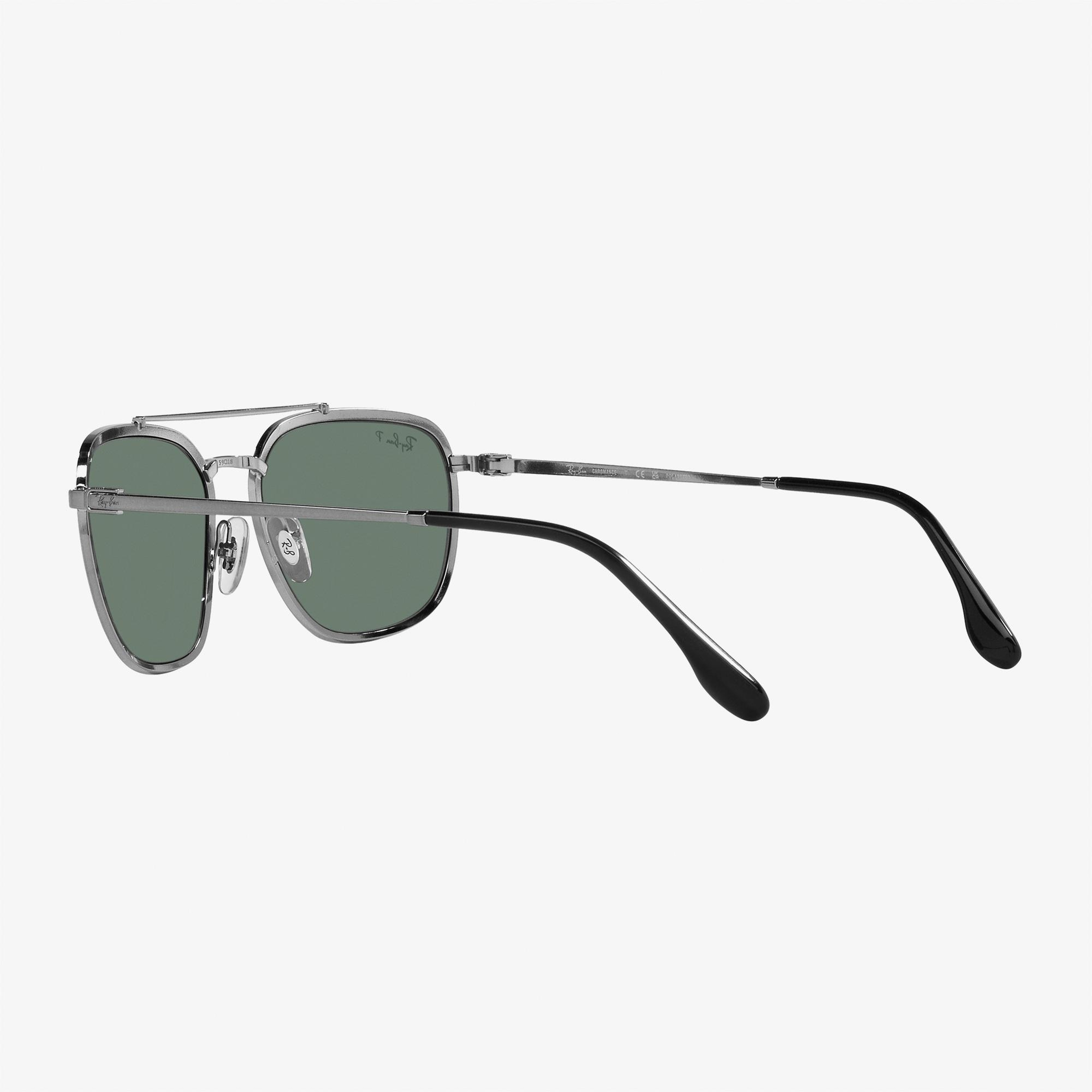 RAY-BAN 0RB3708 Metal Unisex Gri Güneş Gözlüğü