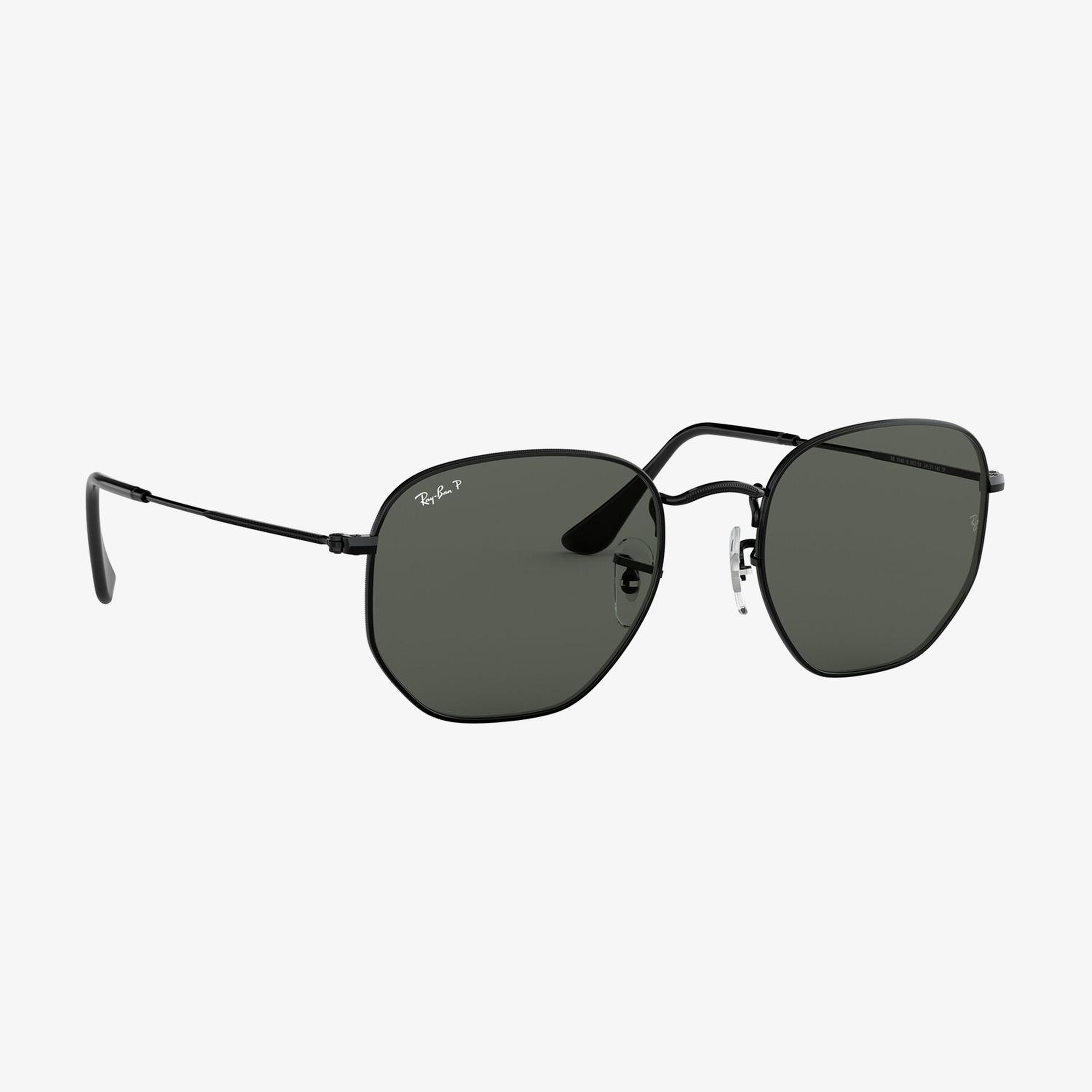 RAY-BAN 0RB3548N Hexagonal Unisex Siyah Güneş Gözlüğü