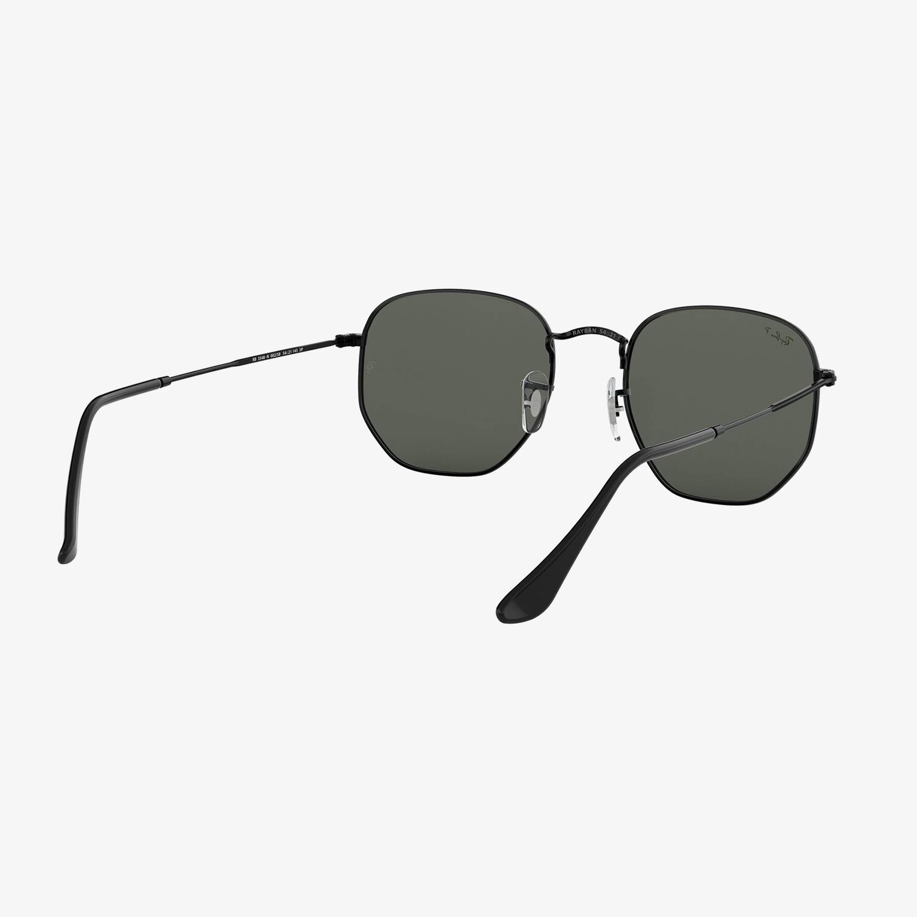 RAY-BAN 0RB3548N Hexagonal Unisex Siyah Güneş Gözlüğü