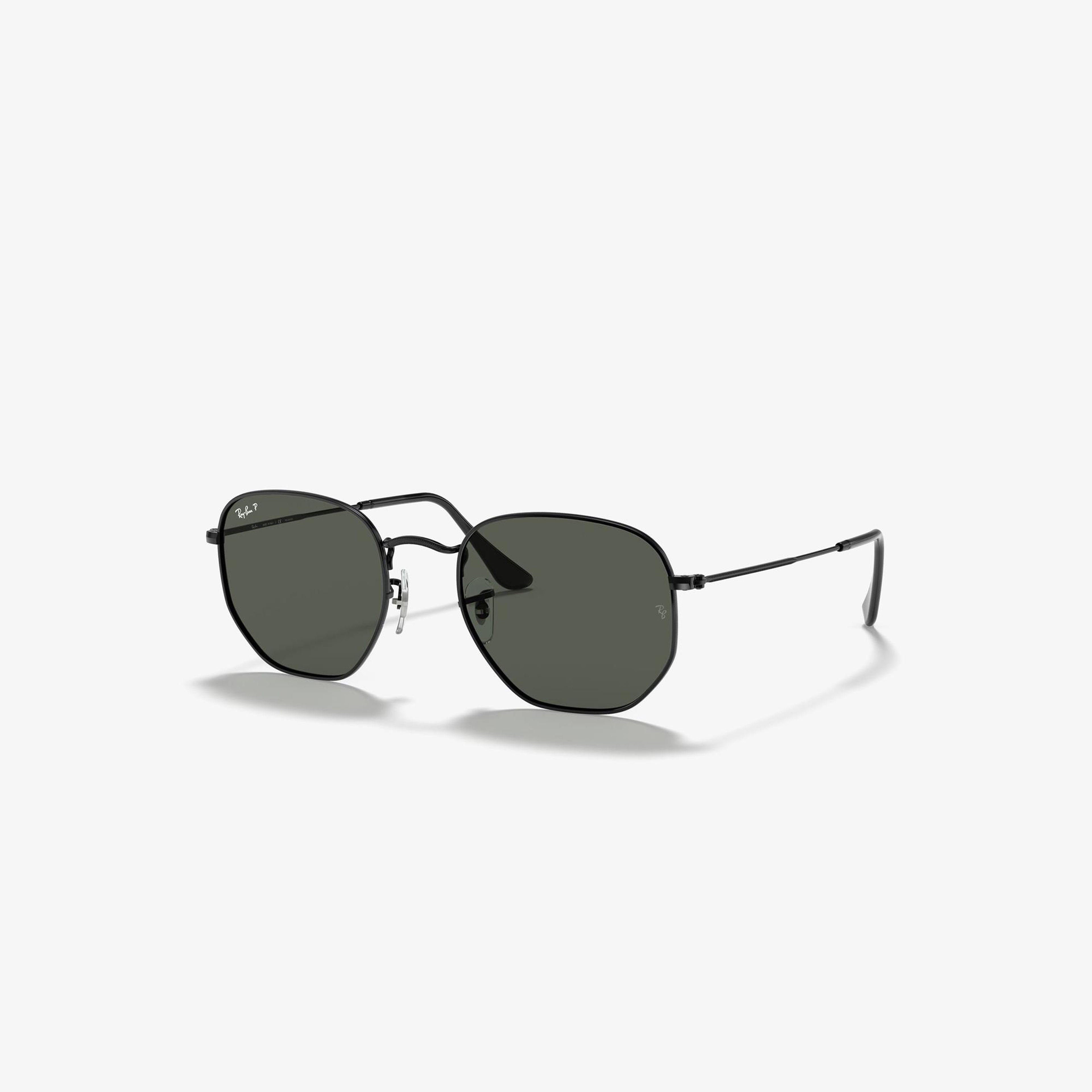 RAY-BAN 0RB3548N Hexagonal Unisex Siyah Güneş Gözlüğü