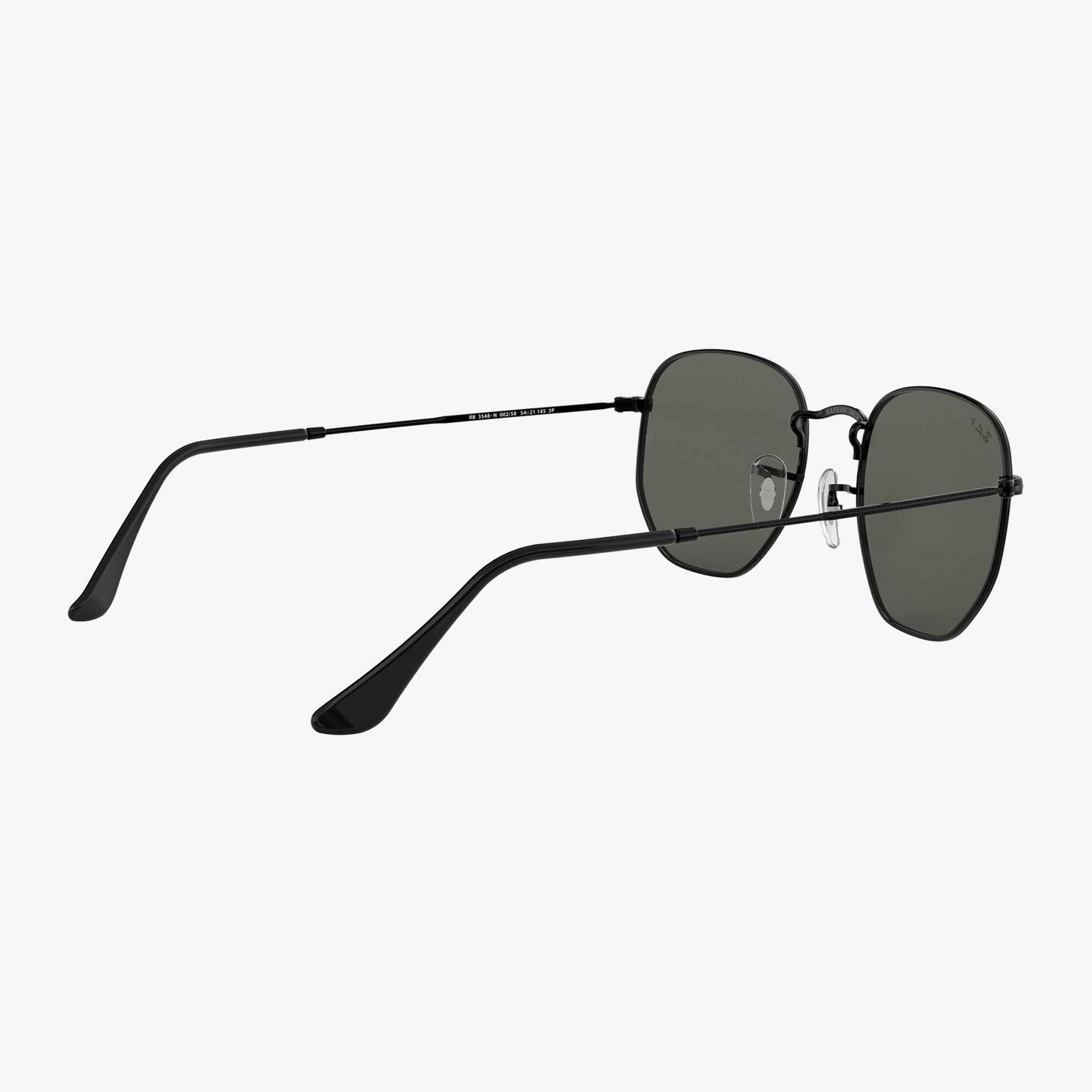 RAY-BAN 0RB3548N Hexagonal Unisex Siyah Güneş Gözlüğü