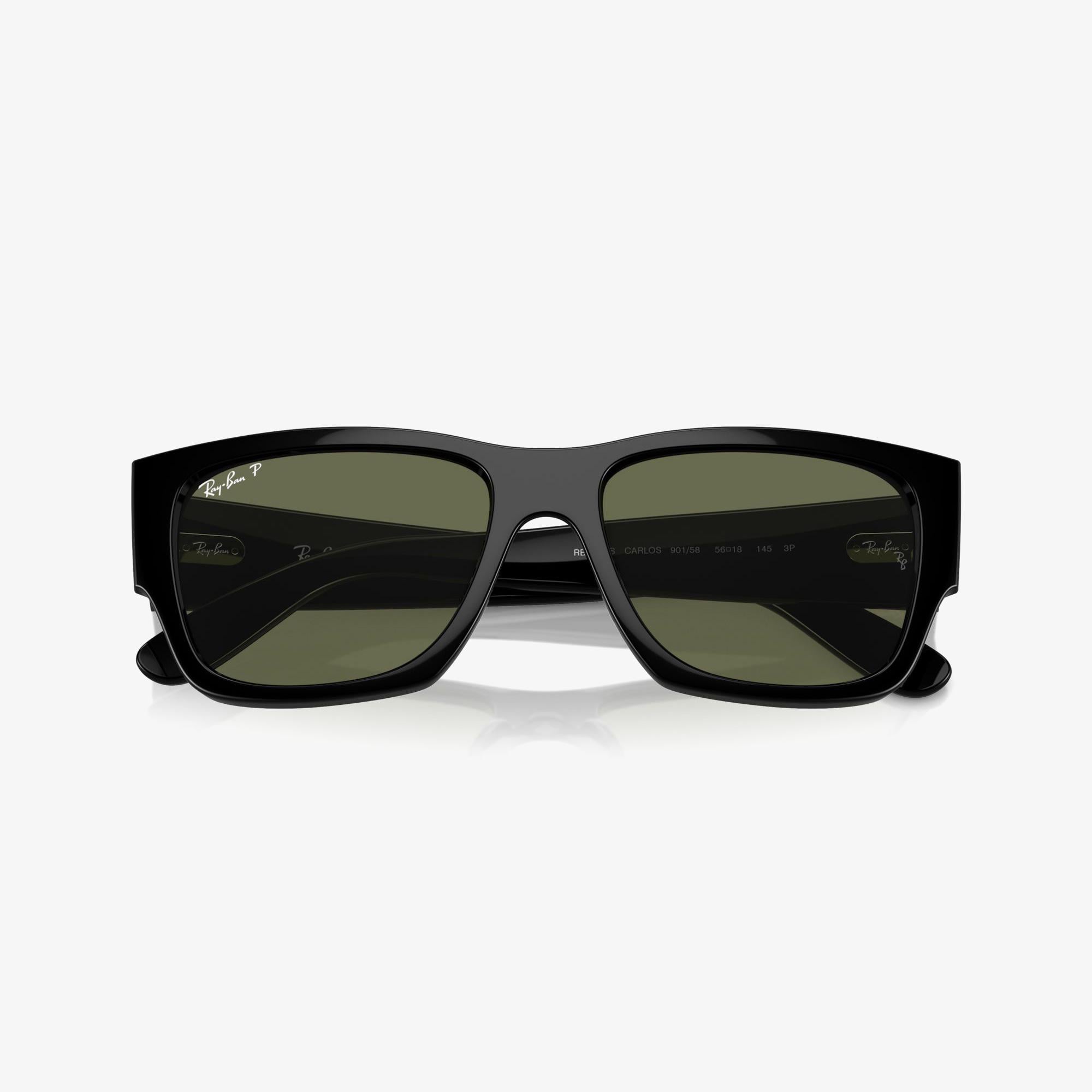 RAY-BAN Carlos Unisex Siyah Güneş Gözlüğü