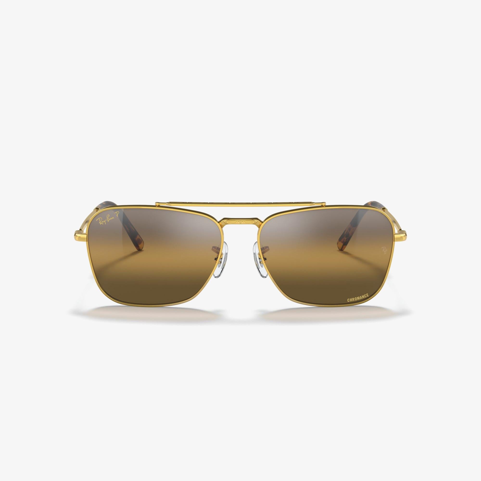 Ray-Ban New Caravan Unisex Altın Rengi Güneş Gözlüğü