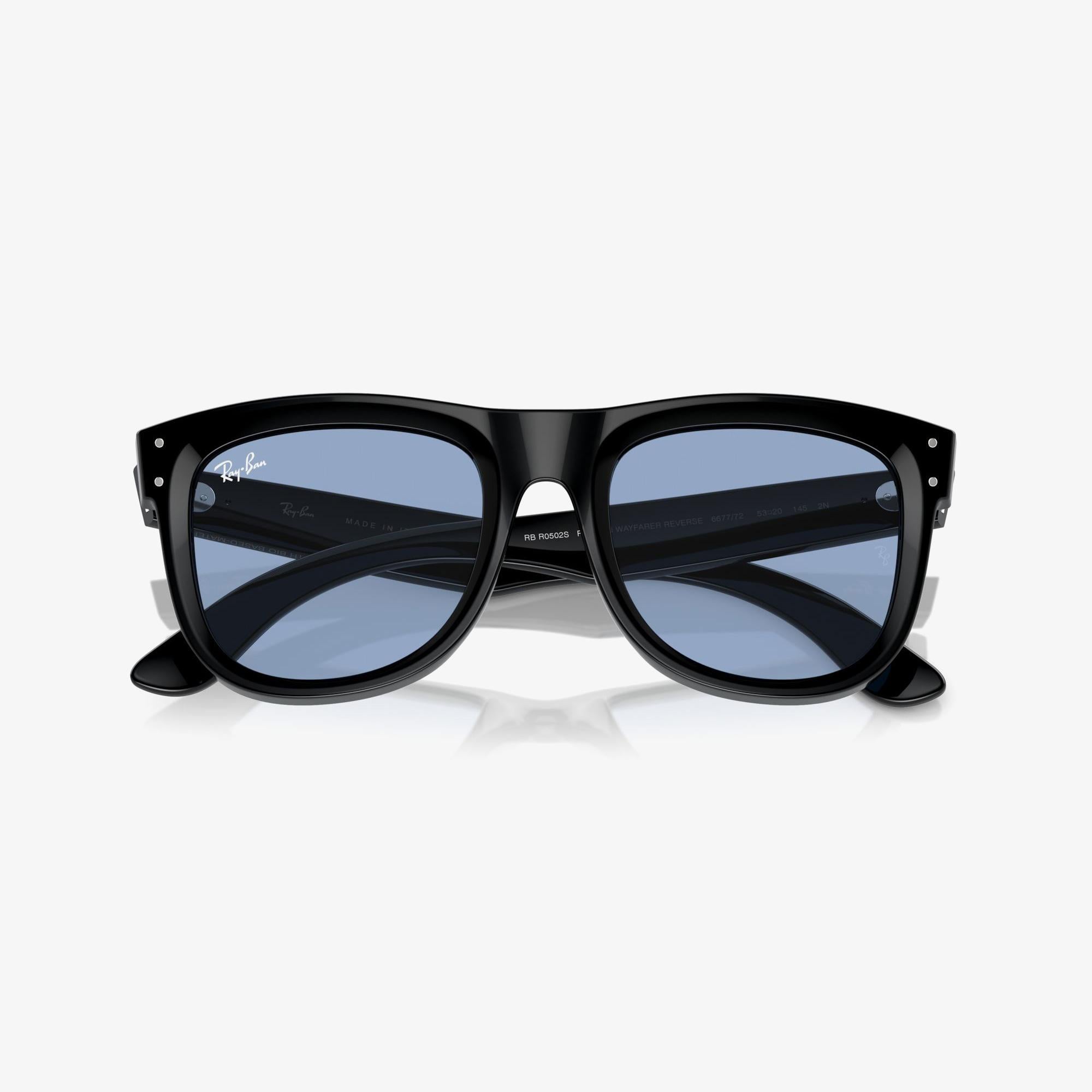 RAY-BAN Wayfarer Reverse Unisex Siyah Güneş Gözlüğü
