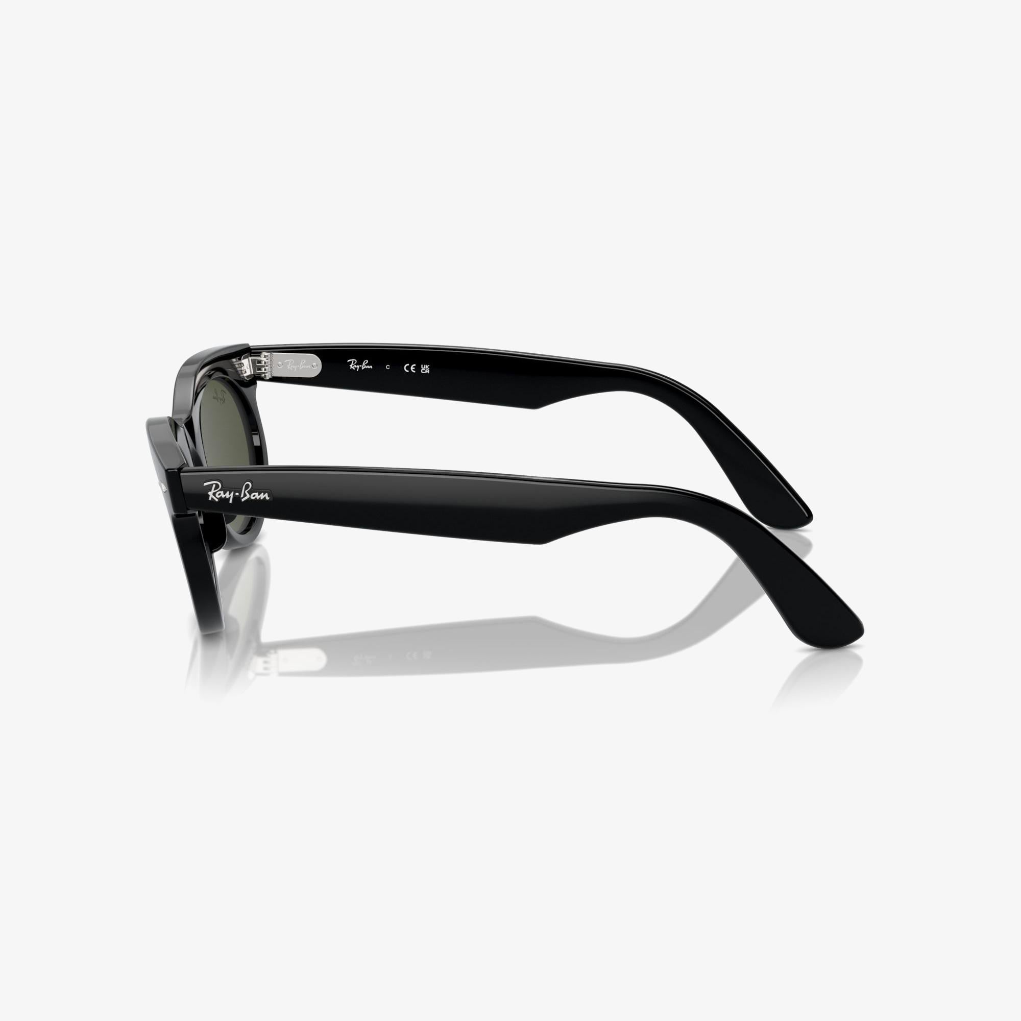 RAY-BAN Wayfarer Oval Unisex Siyah Güneş Gözlüğü