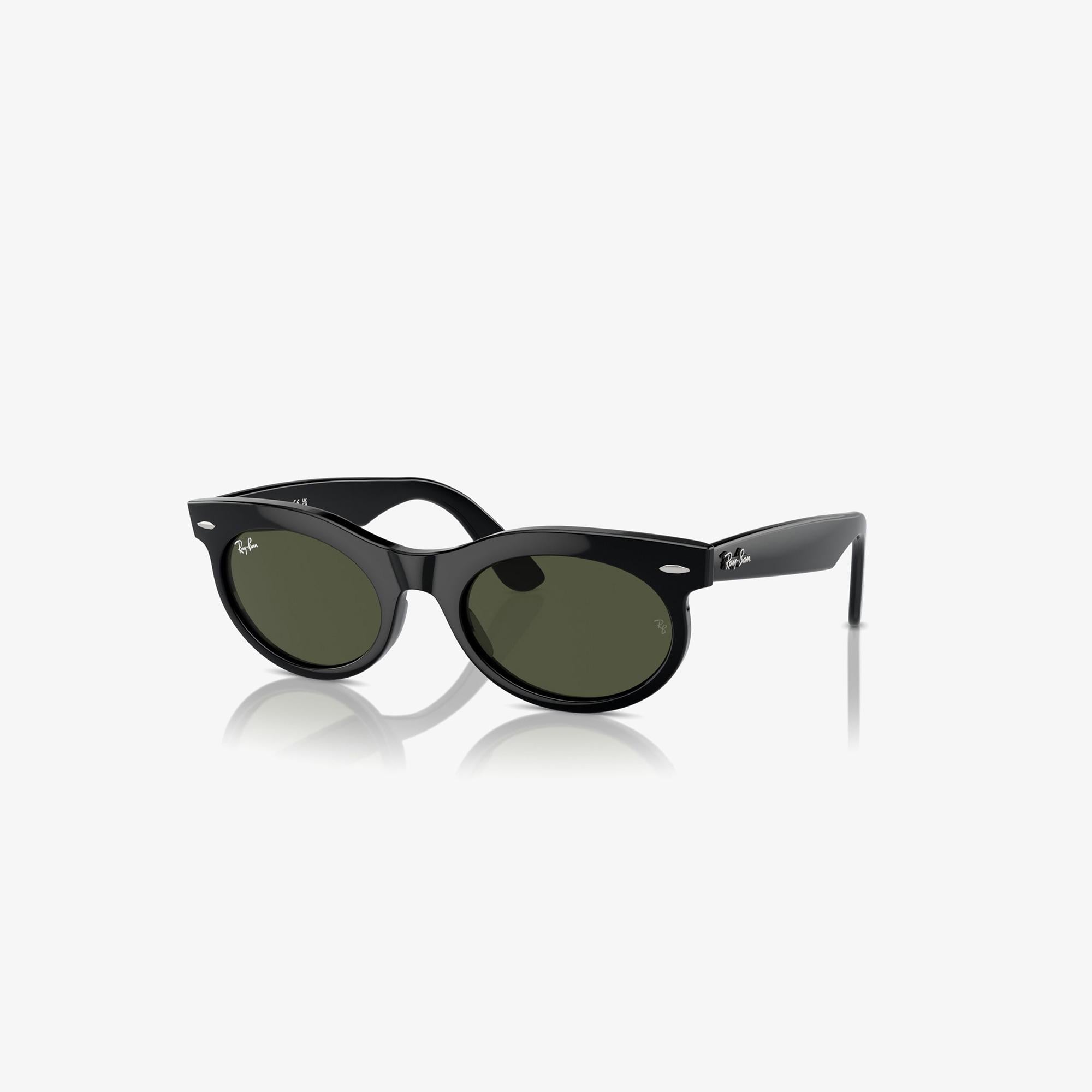 RAY-BAN Wayfarer Oval Unisex Siyah Güneş Gözlüğü