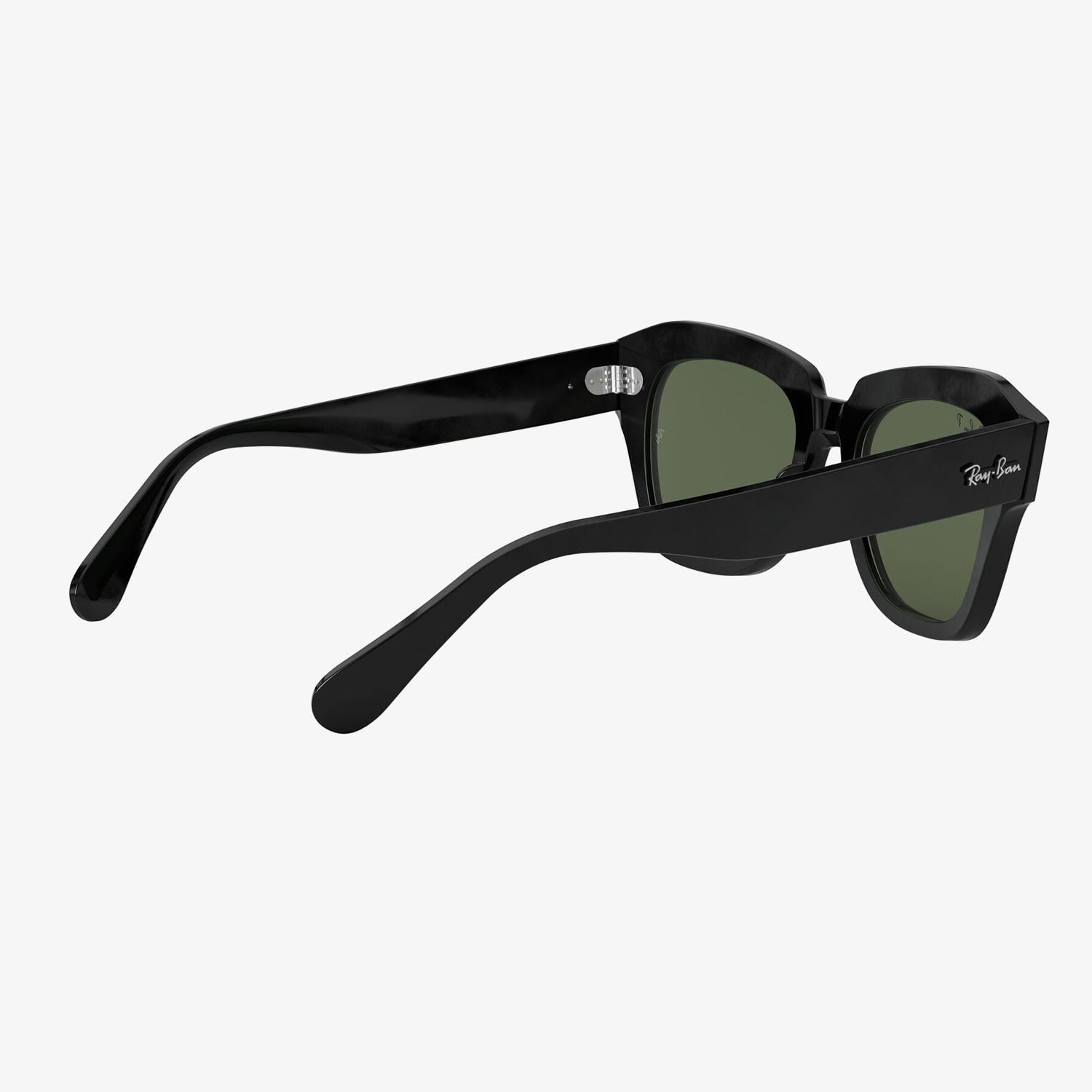 RAY-BAN 0RB2186 State Street Unisex Siyah Güneş Gözlüğü