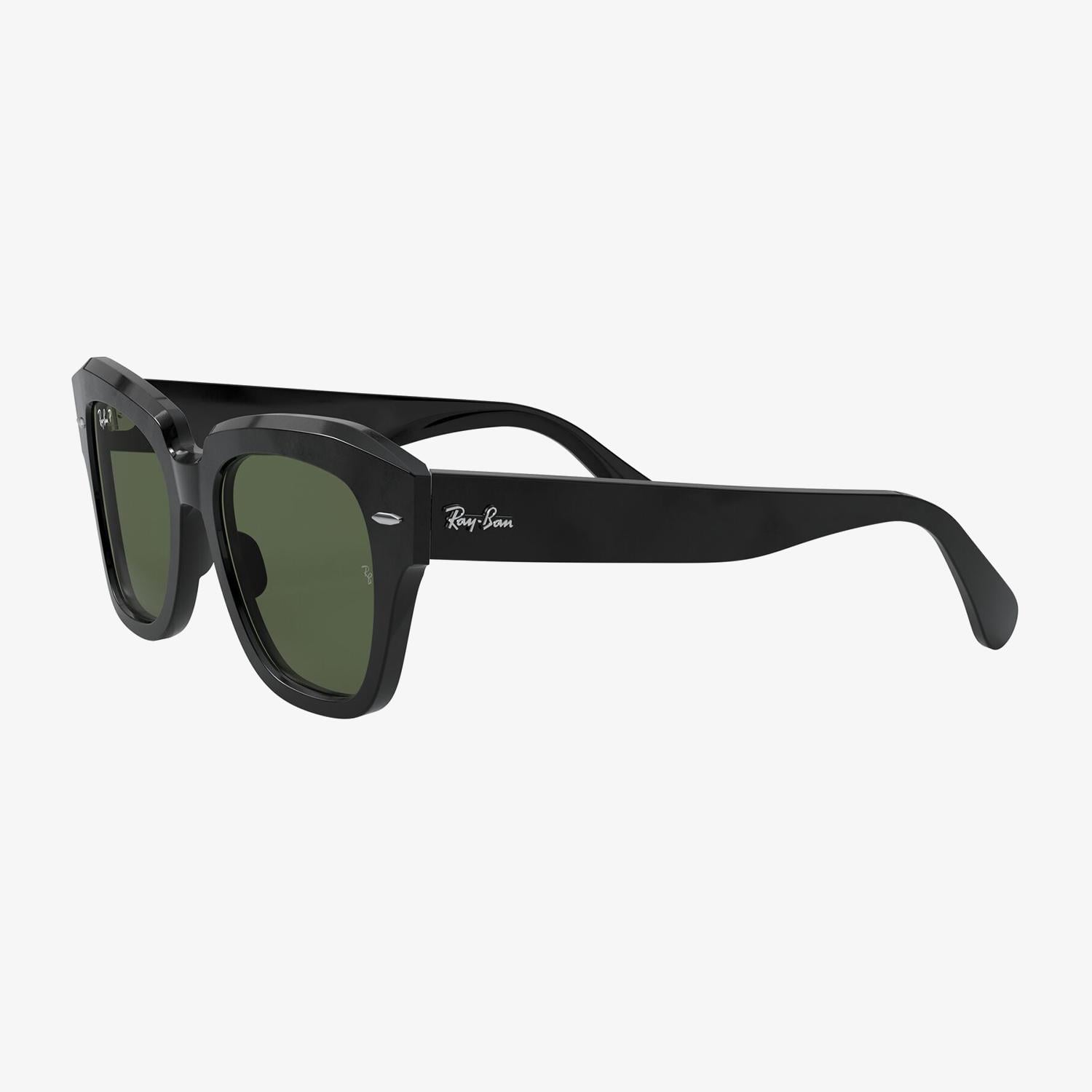 RAY-BAN 0RB2186 State Street Unisex Siyah Güneş Gözlüğü