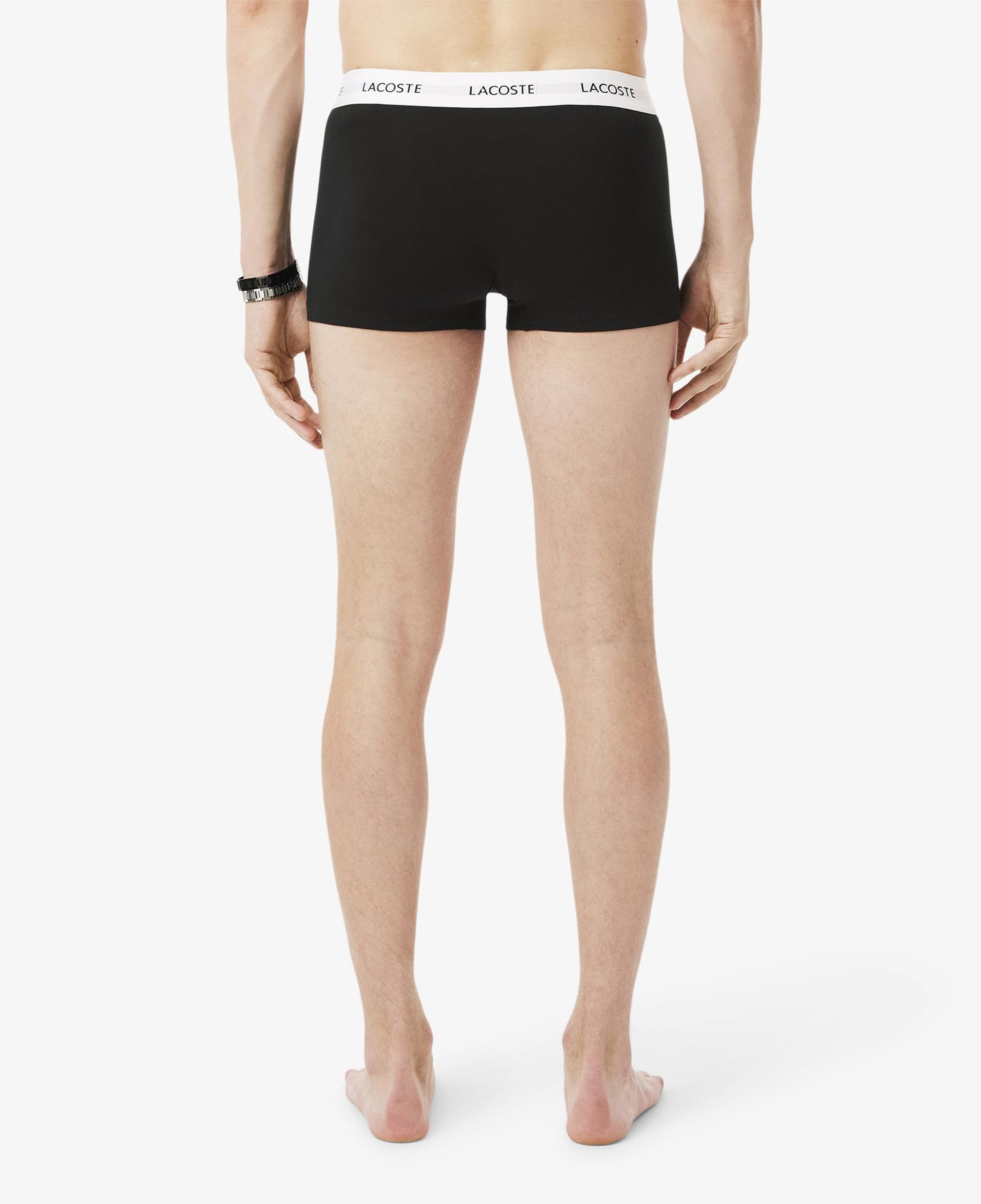 Lacoste Erkek 3'lü Siyah Boxer
