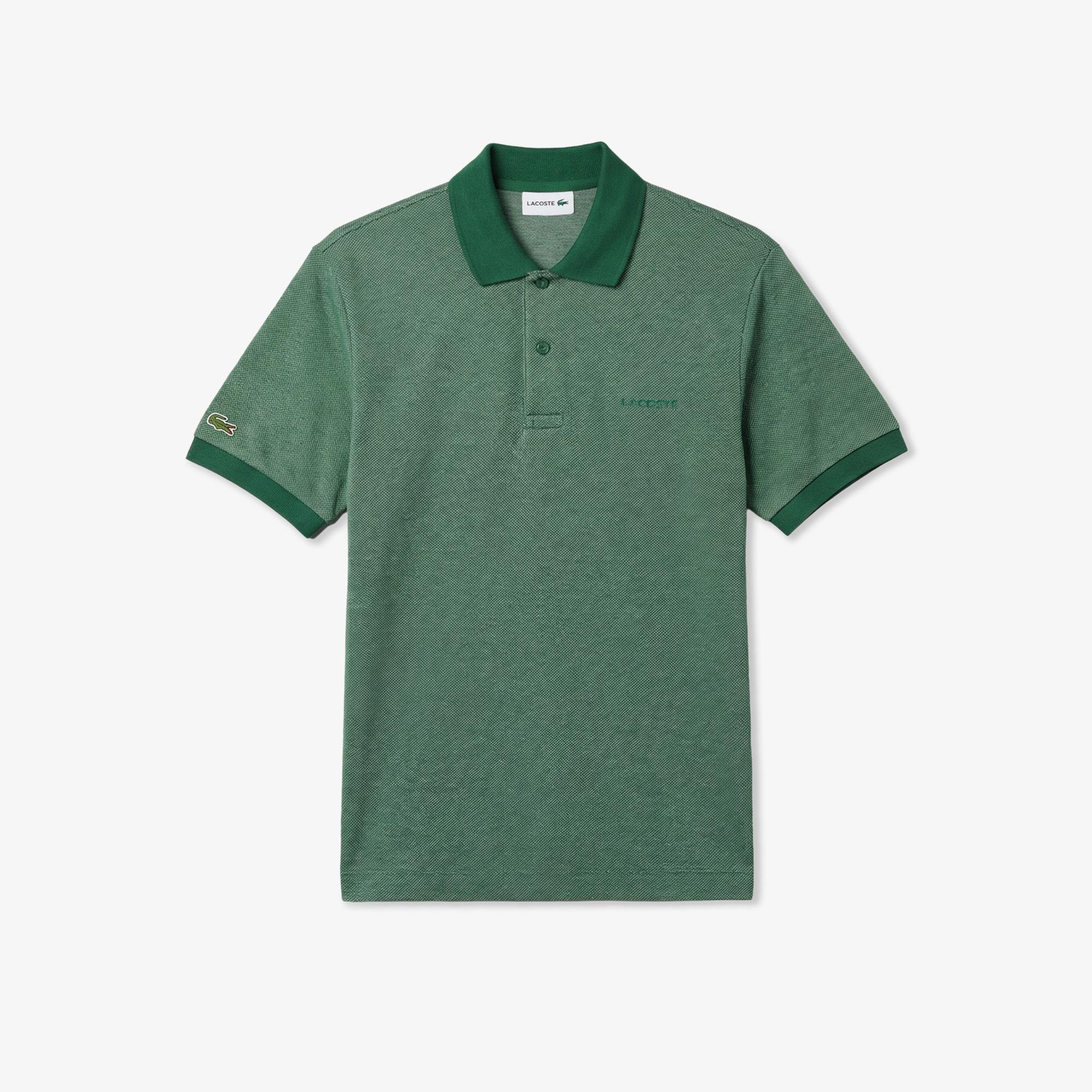 Erkek Relaxed Fit Koyu Yeşil Polo
