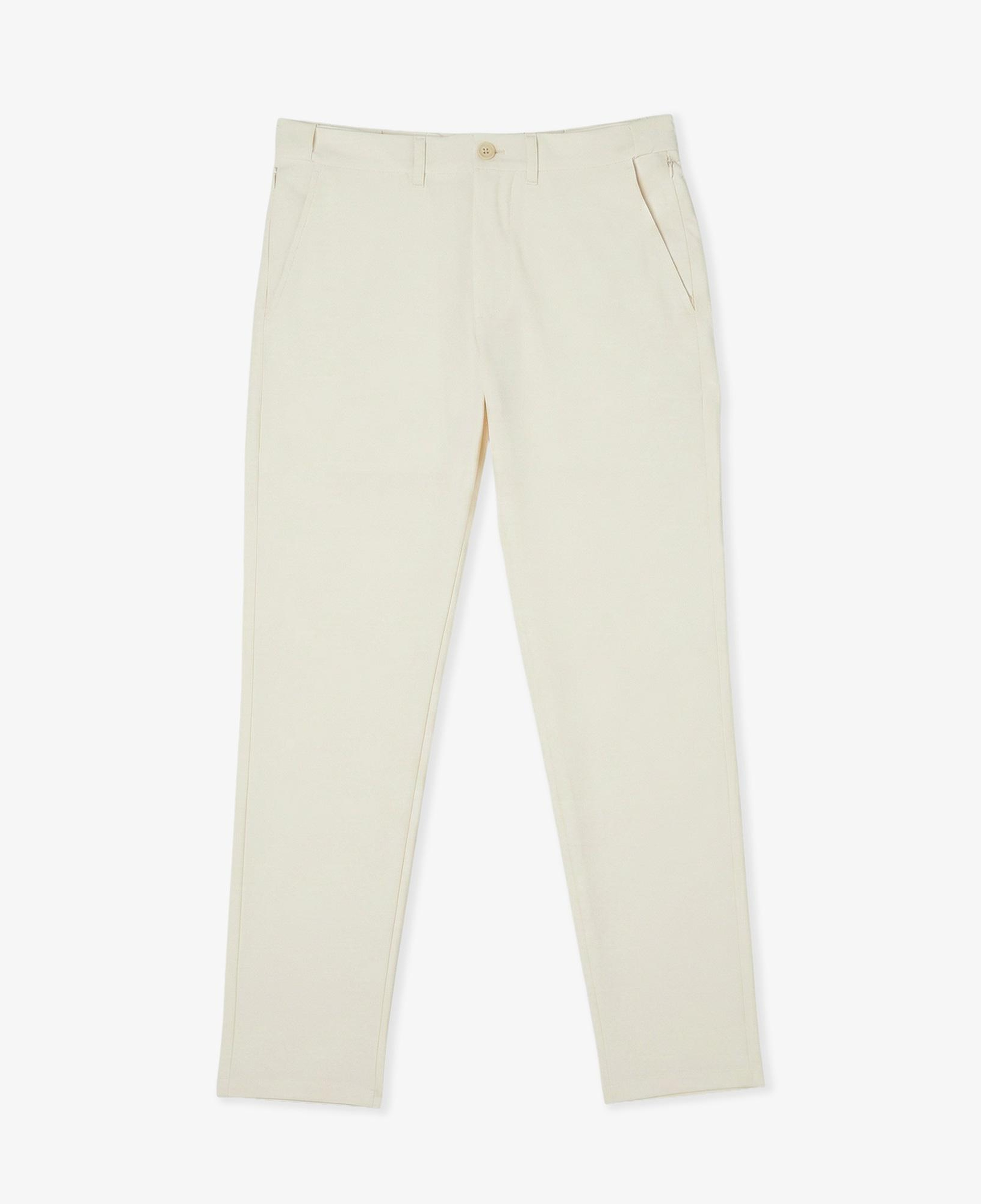 Erkek Krem Chino Pantolon
