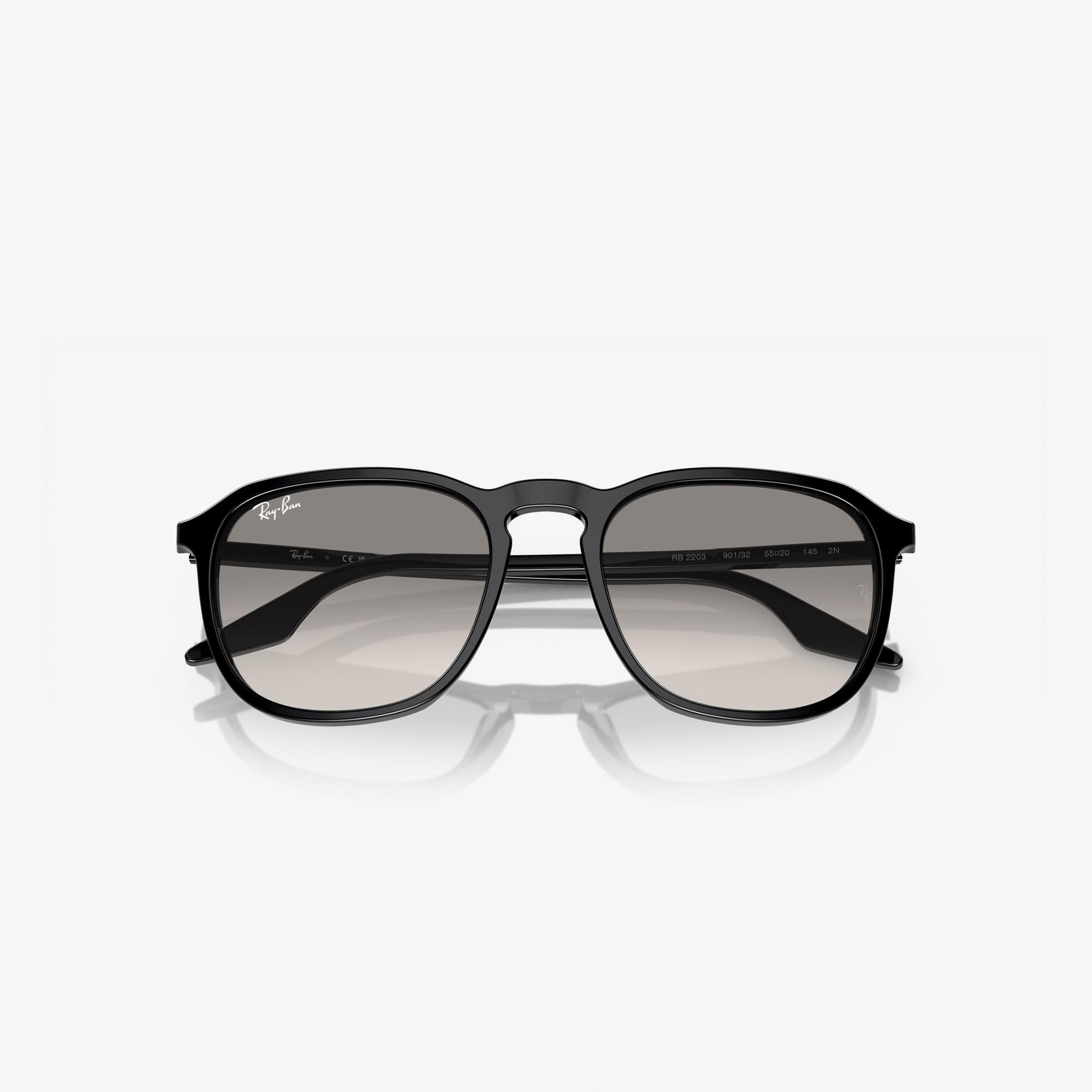 Ray-Ban Acetate Unisex Siyah Güneş Gözlüğü