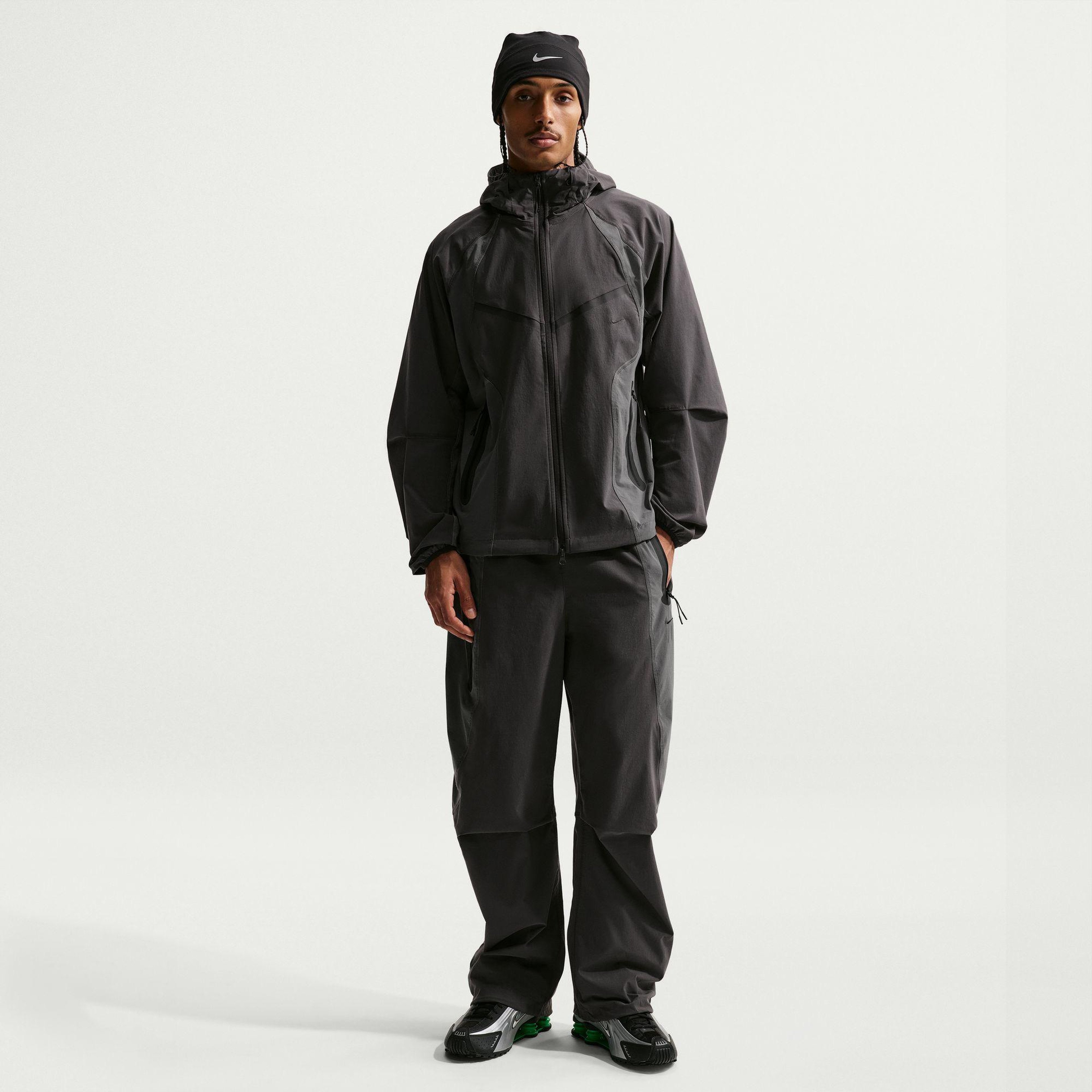 Nike Tech Dri-Fit Woven Color-Block Erkek Antrasit Eşofman Altı