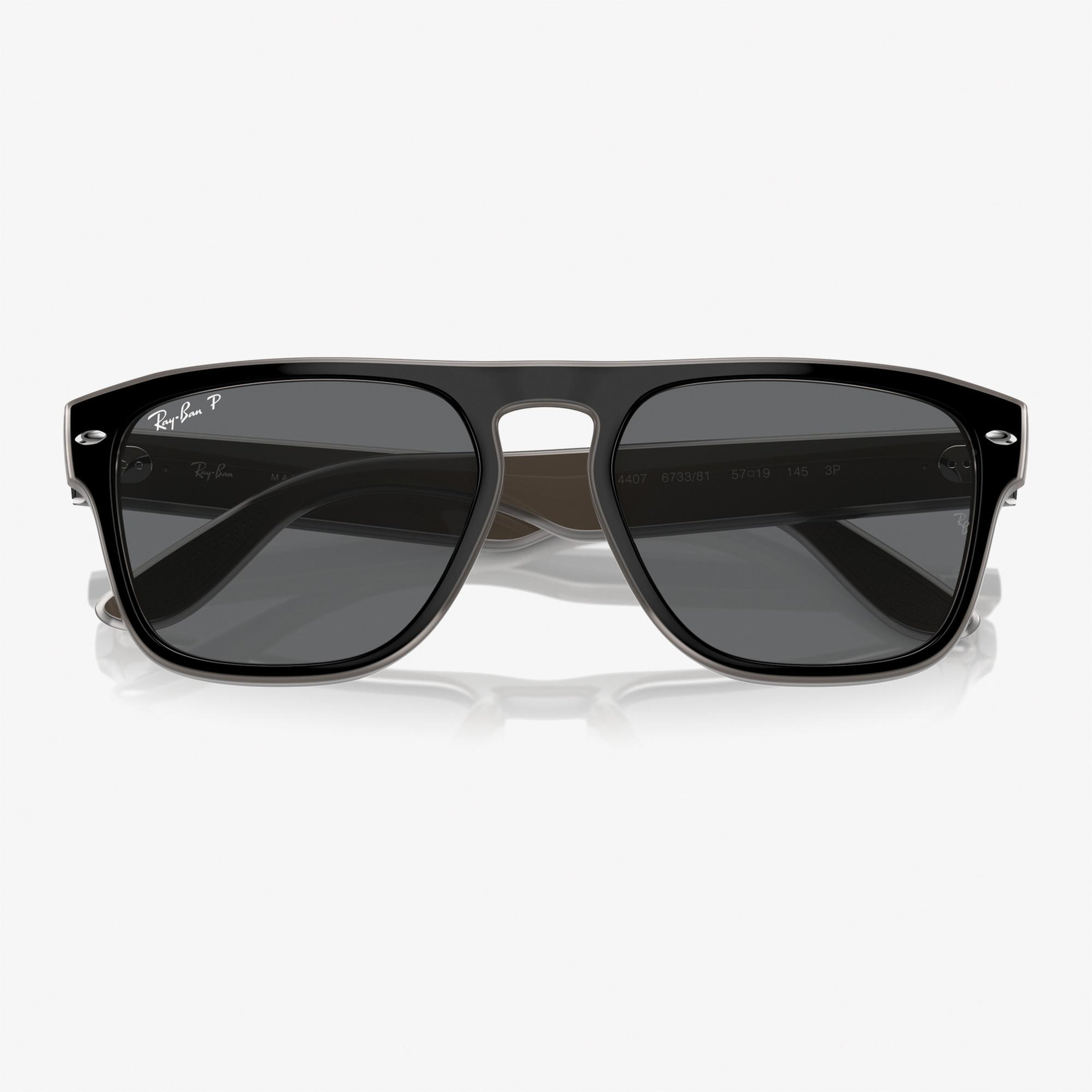 RAY-BAN 0RB4407 Injected Unisex Siyah Güneş Gözlüğü