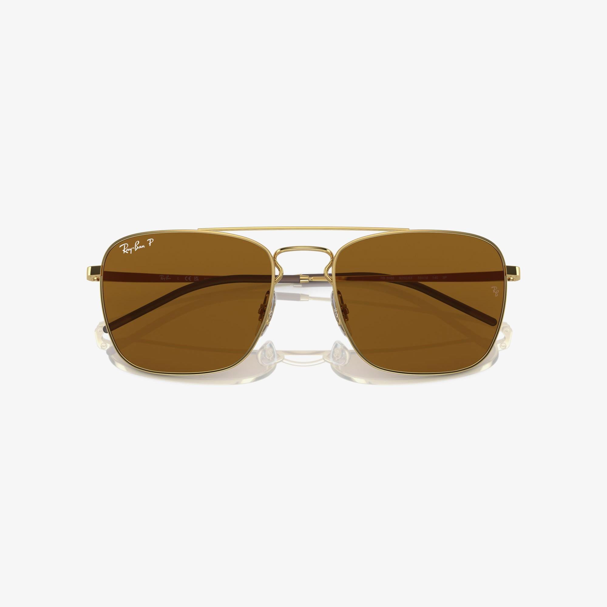 RAY-BAN 0RB3588 Erkek Altın Rengi Güneş Gözlüğü