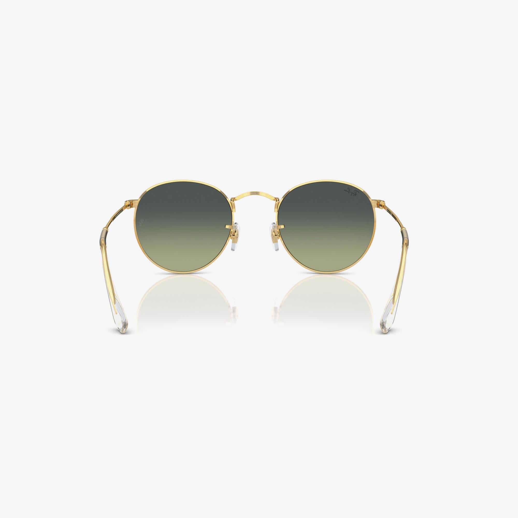 RAY-BAN Round Metal Erkek Altın Rengi Güneş Gözlüğü