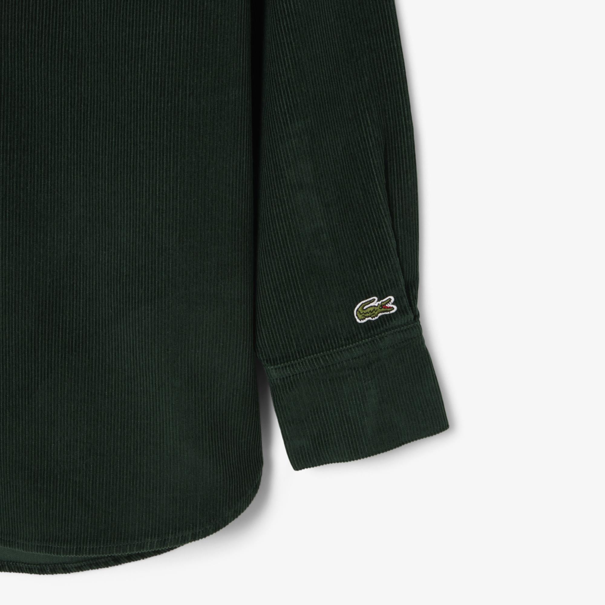 Lacoste Oversized Corduroy Kadın Yeşil Ceket