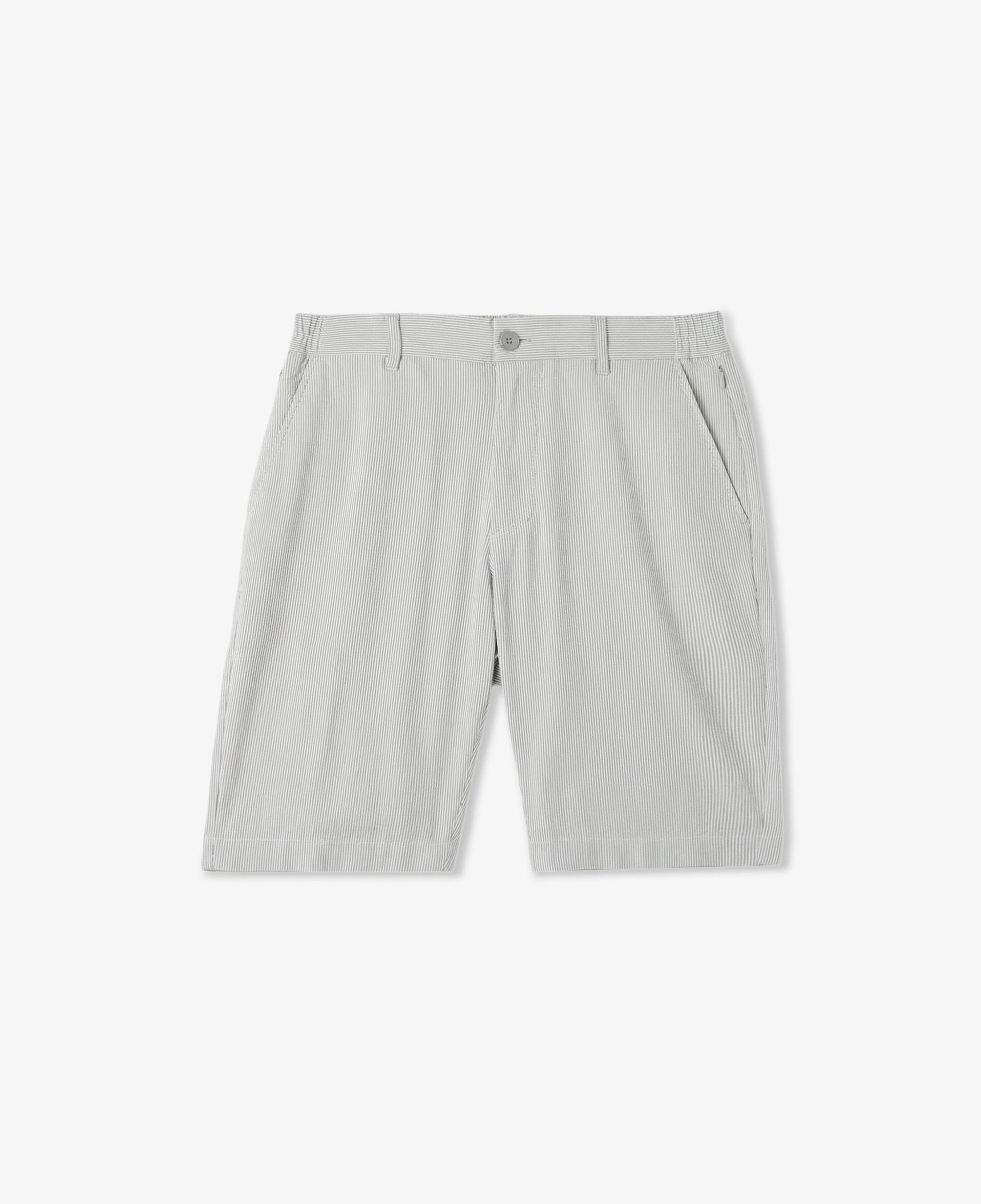 Erkek Tapered Fit Gri Bermuda Şort