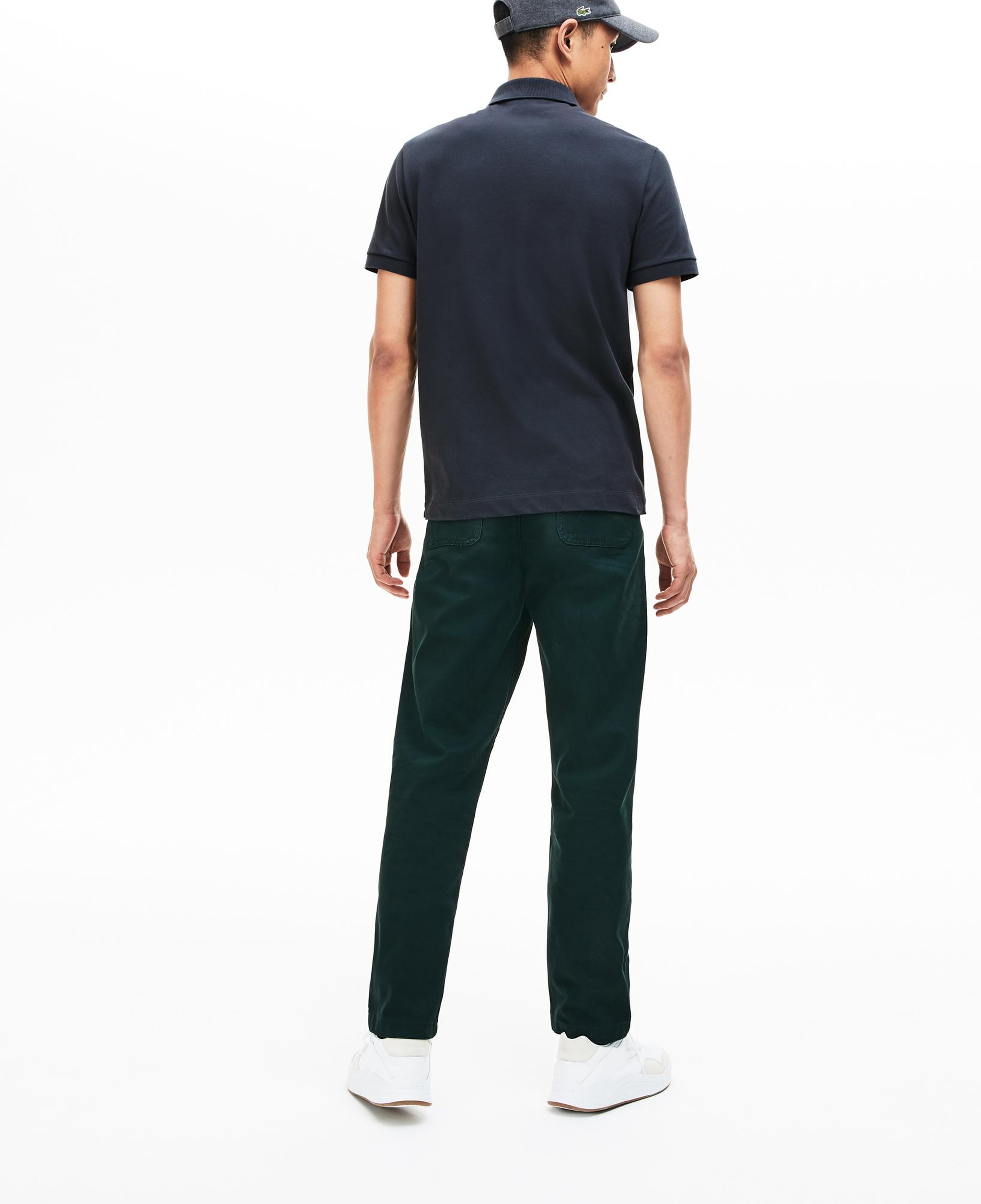 Erkek Regular Fit Polo Yaka Koyu Gri Paris Polo