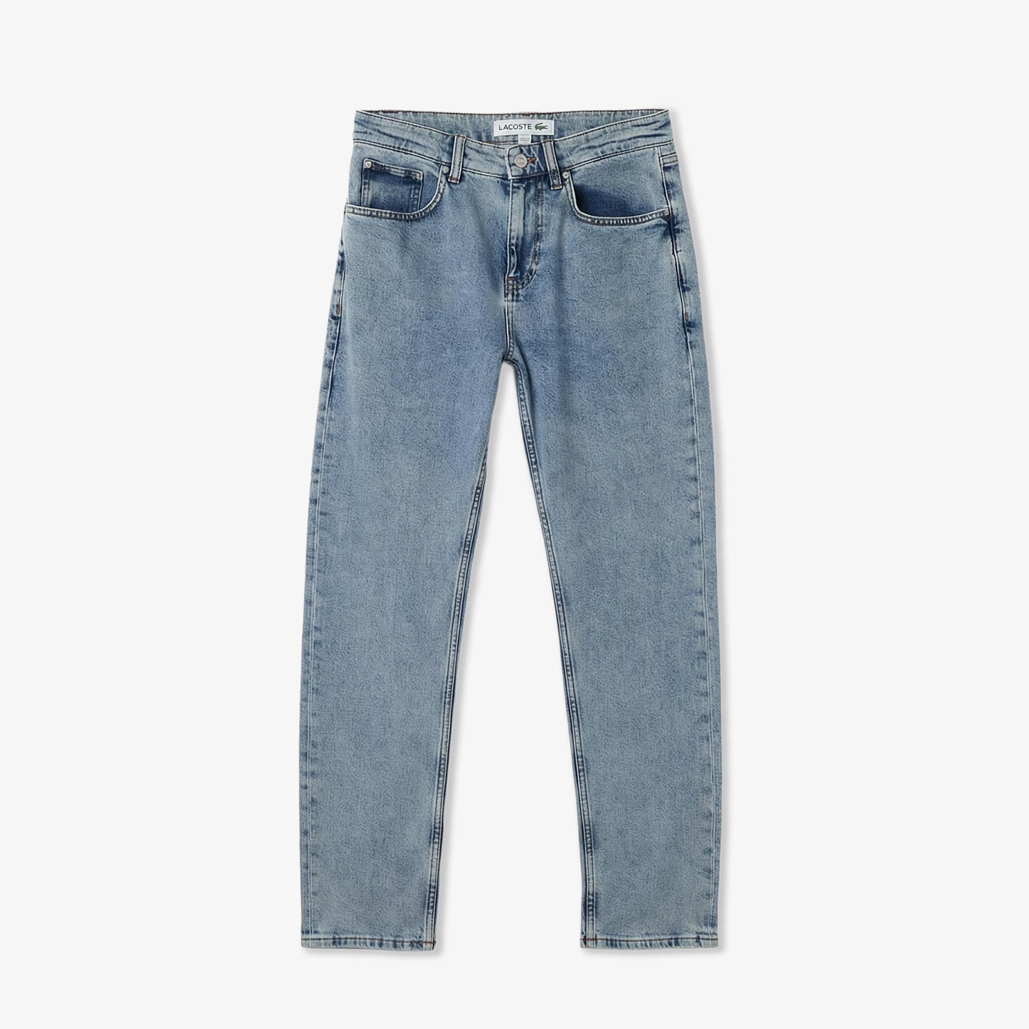 Erkek Relaxed Fit Mavi Jean Pantolon