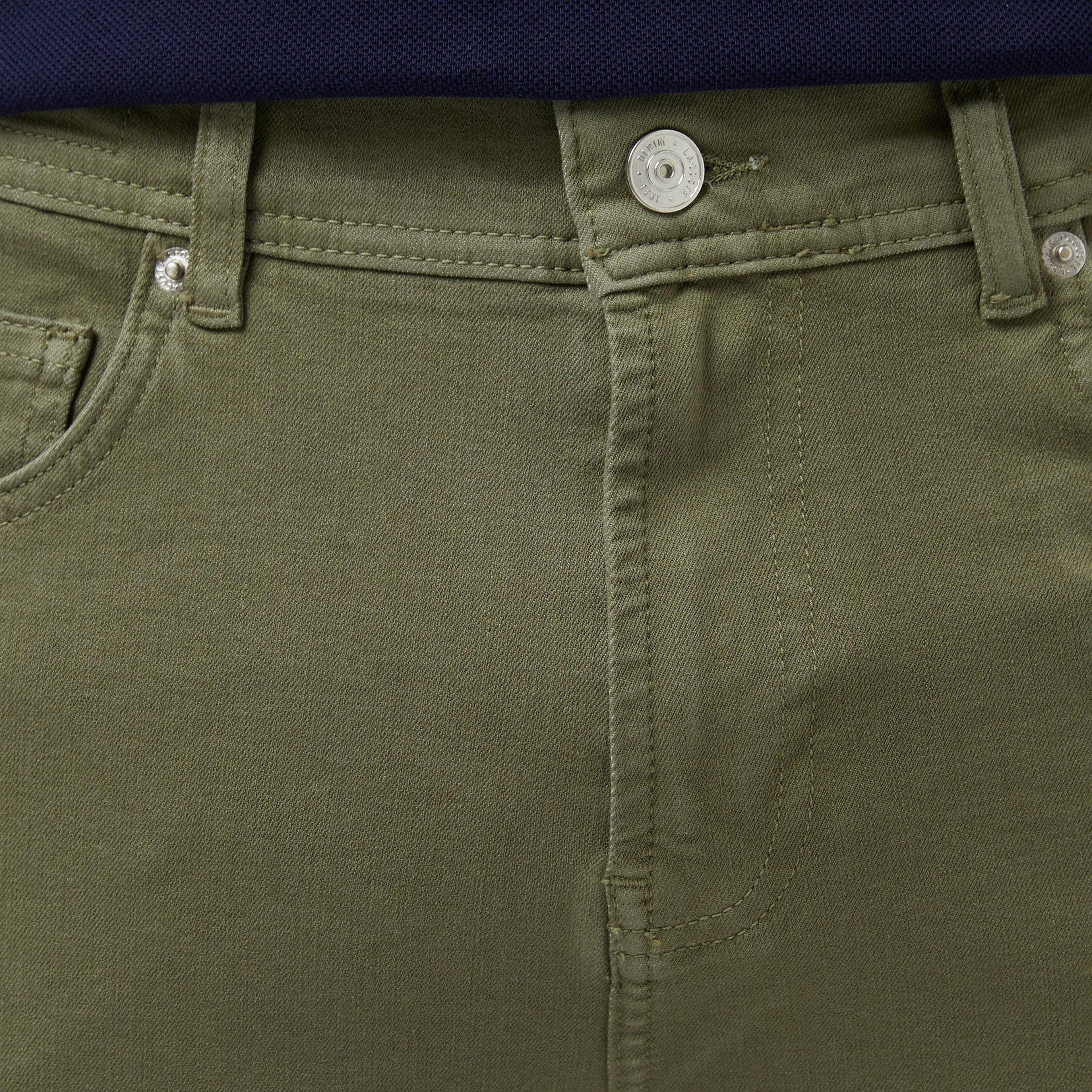Erkek Slim Fit Haki Jean Pantolon